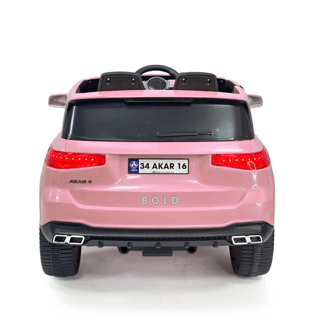 Akar Bold GT Pembe Uzaktan Kumandalı 4X2 12 VOLT Akülü Araba(94-847)