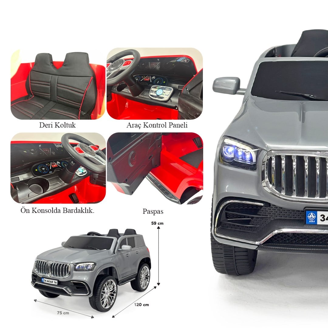 Akar Bold GT Uzaktan Kumandalı 4X2 12 VOLT Akülü Araba Okyanus Mavi