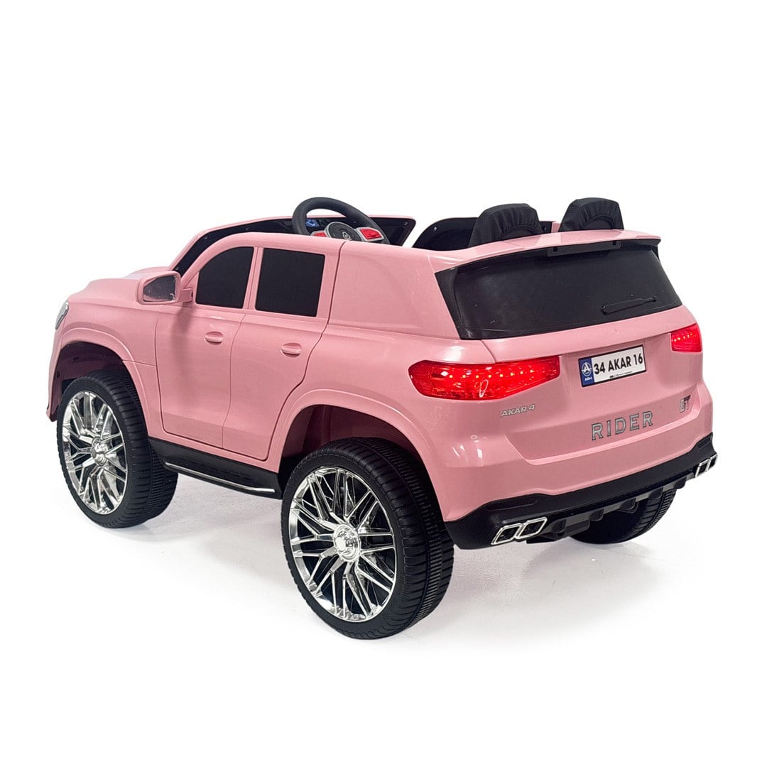 Akar Rıder Uzaktan Kumandalı Akülü Araba Pembe