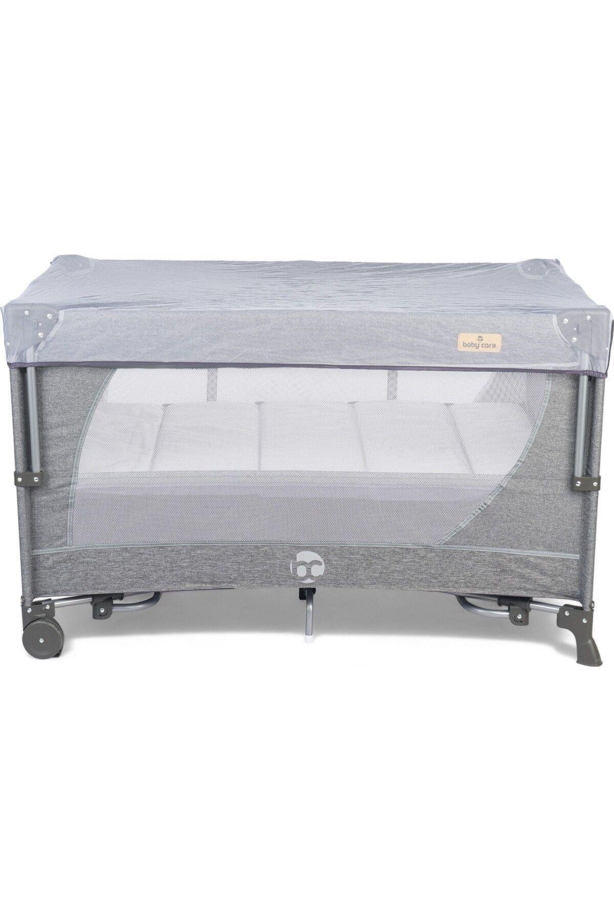 Baby Care Atlantis Anne Yanı Oyun Parkı Otomatik Katlanır 70x120 Cm Kahve
