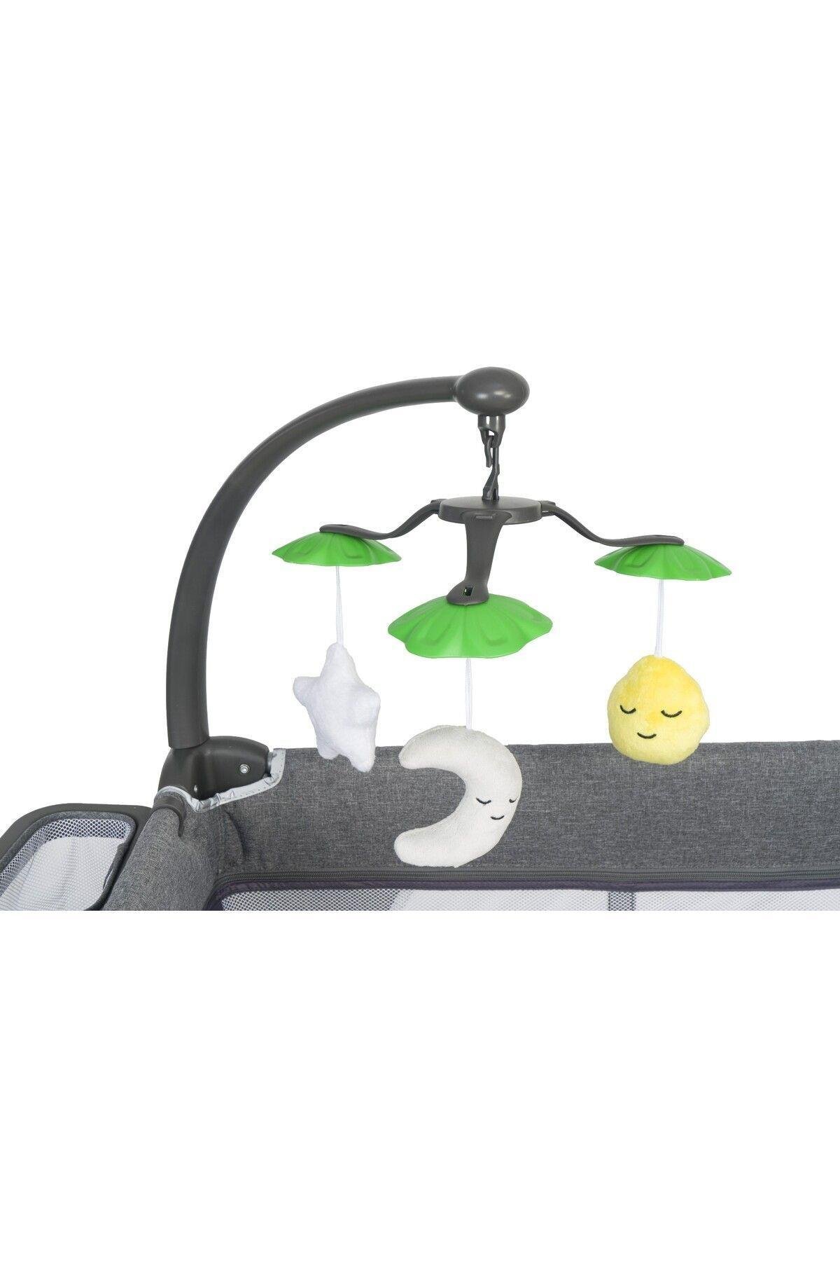 Baby Care Atlantis Anne Yanı Oyun Parkı Otomatik Katlanır 70x120 Cm Kahve