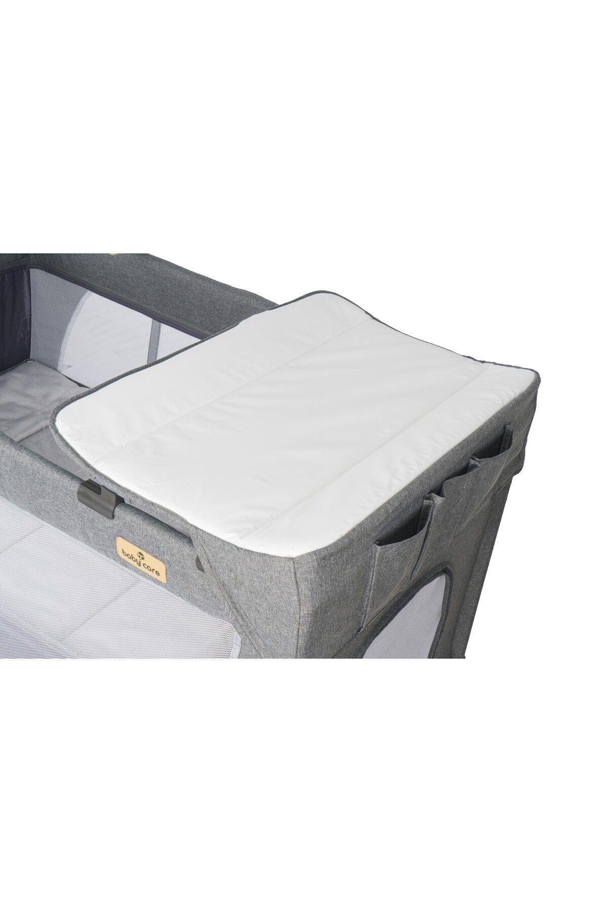 Baby Care Atlantis Anne Yanı Oyun Parkı Otomatik Katlanır 70x120 Cm Kahve