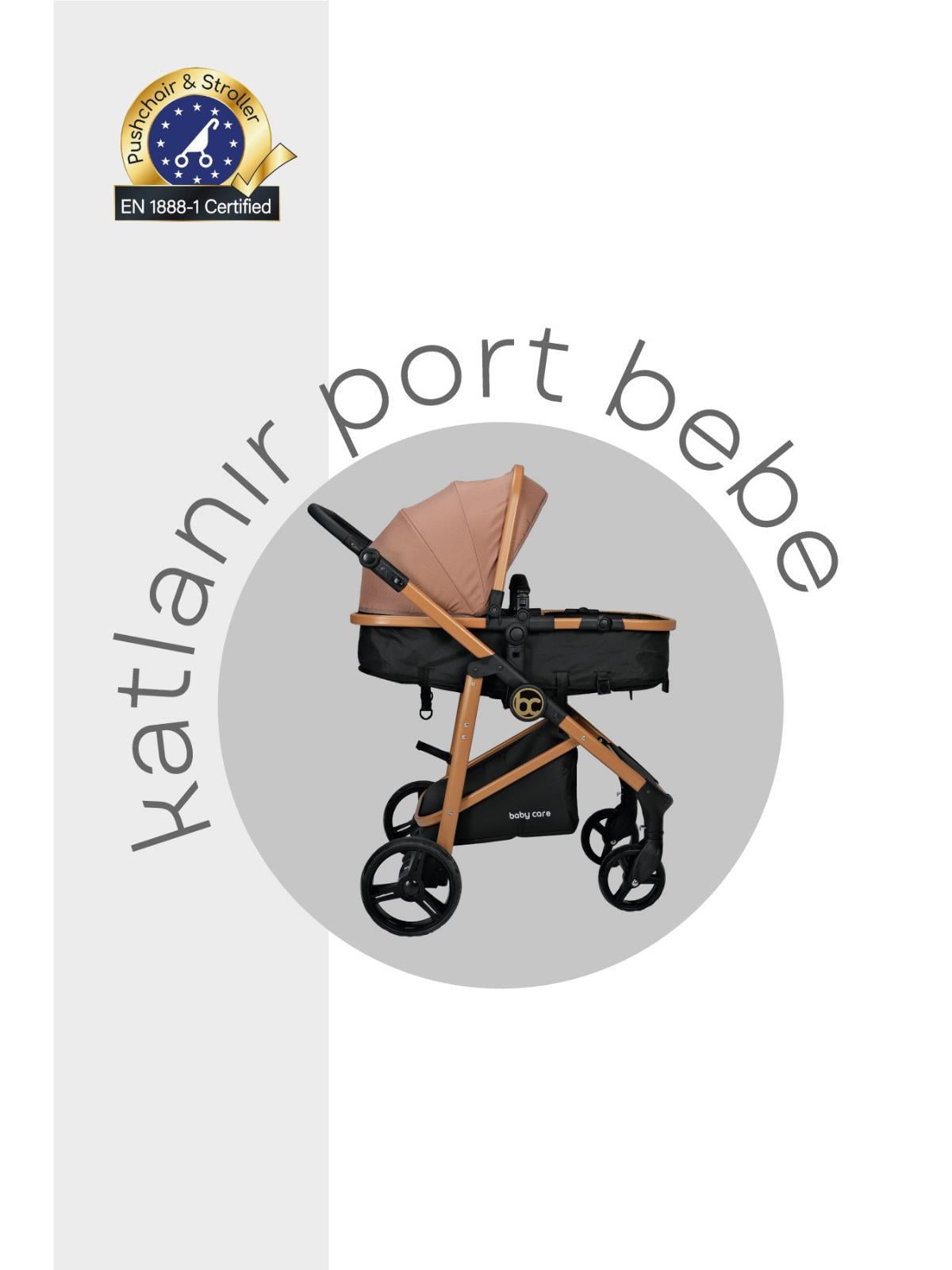Baby Care Bc-370 Alfa Travel Sistem Bebek Arabas Kahve