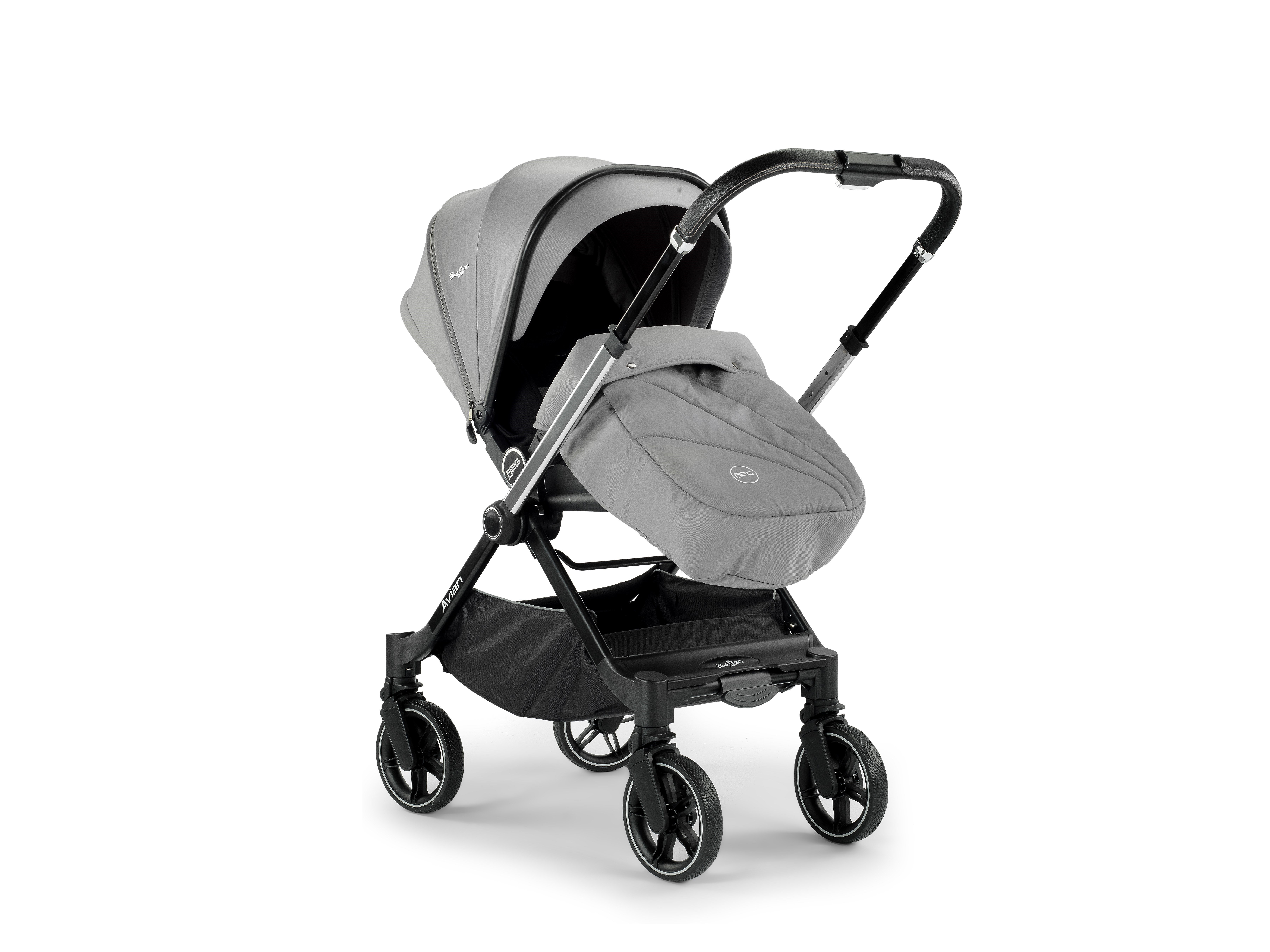 Baby2go Avian Akıllı  360 Teker Travel Sistem Bebek Arabası Gri Yeni Ürün