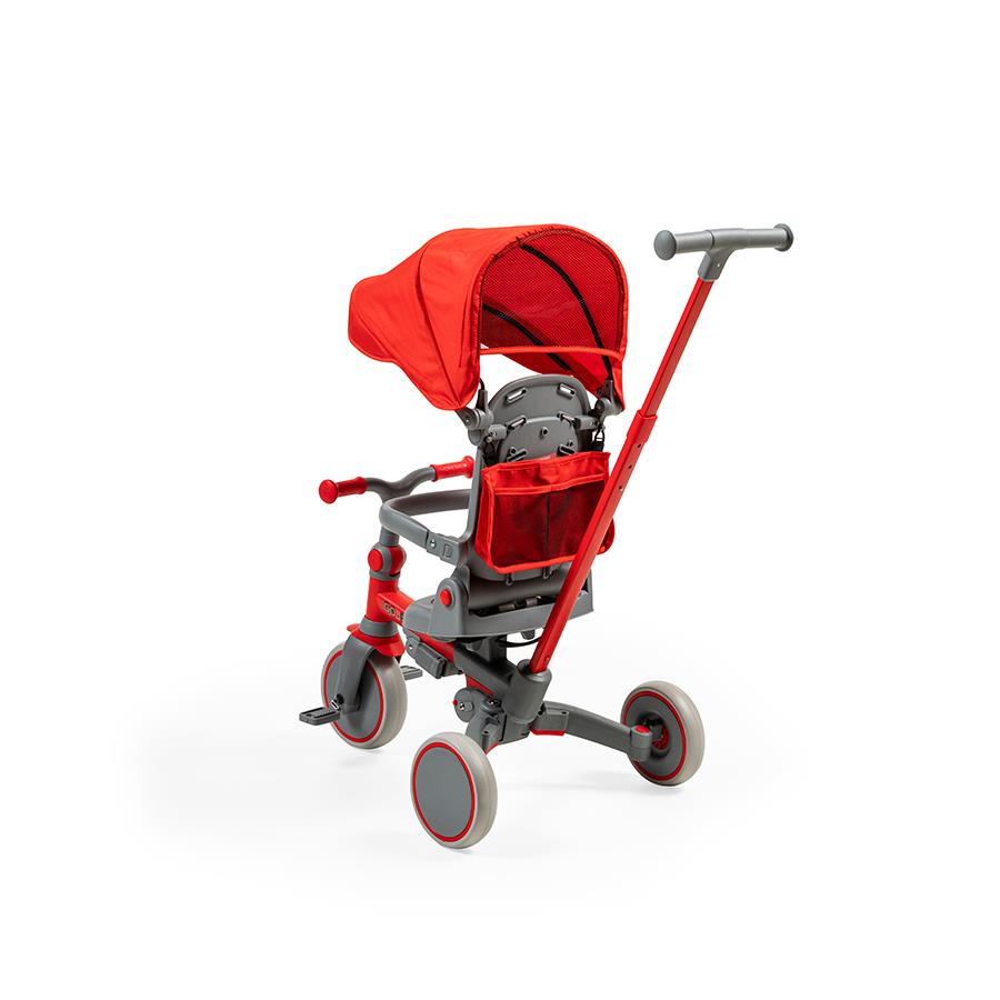 Baby2Go Go Bike Ebeveyn Kontrollü İtmeli 3 Teker Katlanır Bisiklet (sarı)
