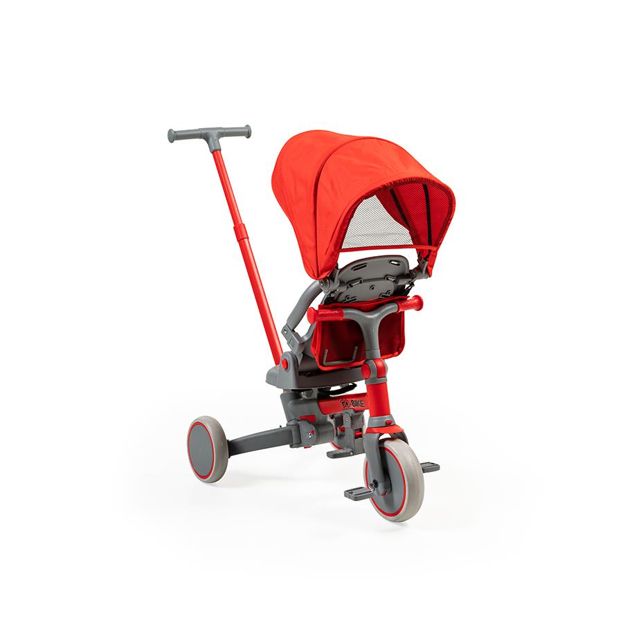 Baby2Go Go Bike Ebeveyn Kontrollü İtmeli 3 Teker Katlanır Bisiklet (sarı)