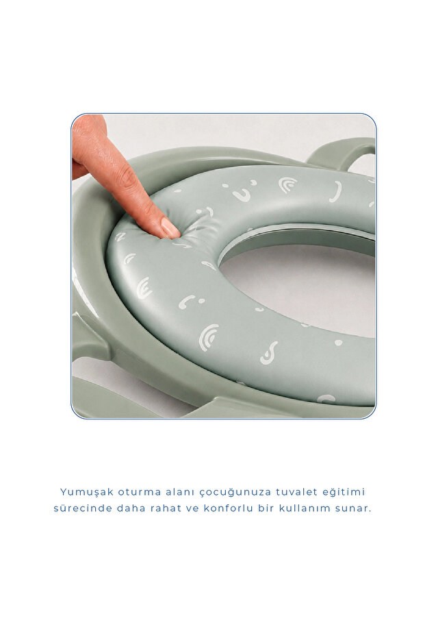 Babyjem 064 Mega Klozet Adaptörü Soft Yeşil