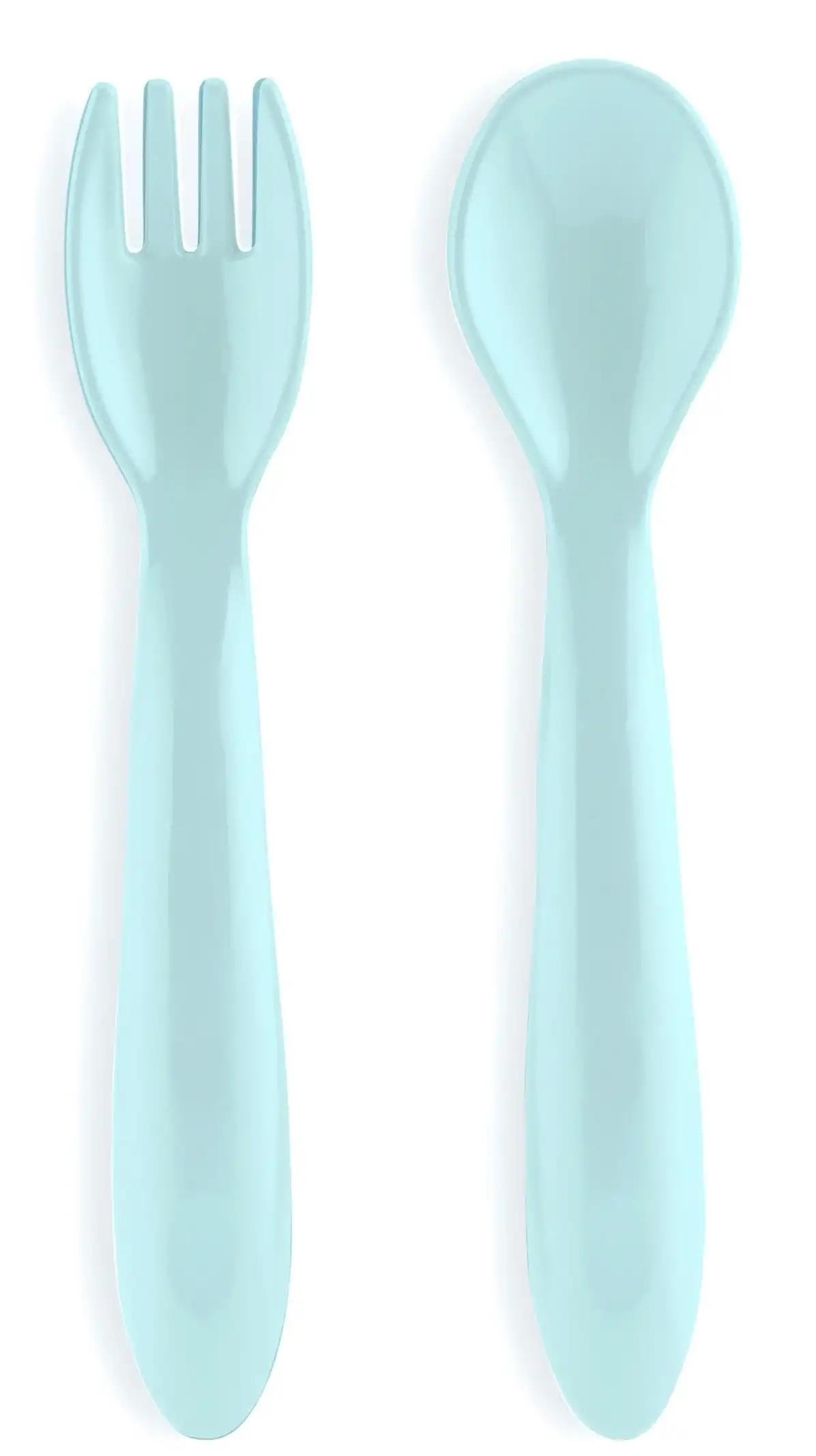 Babyjem 495 Mama Kaşık Çatal Takımı Soft Mavi