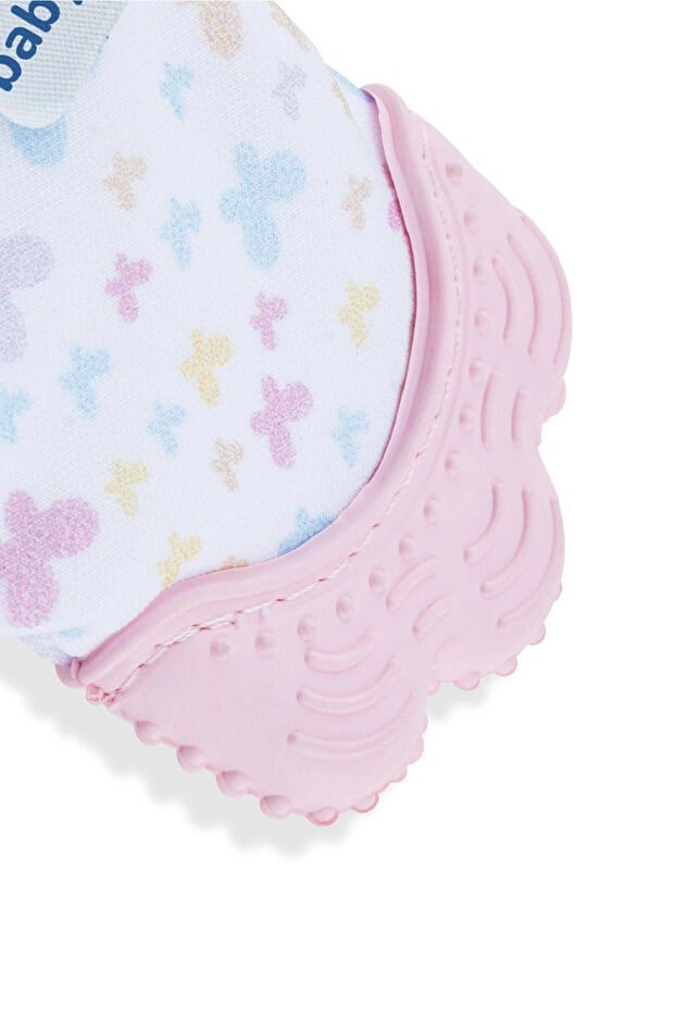 Babyjem 526 Diş Kaşıyıcı Eldiven Ekru Kelebek