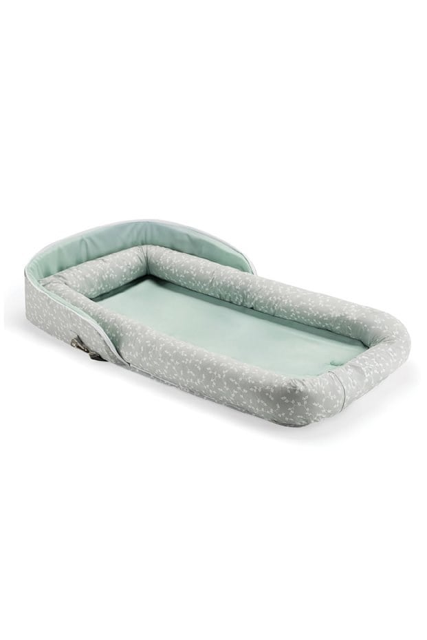 Babyjem 931 Taşınabilir Bebek Yatağı Yeşil Çiçek