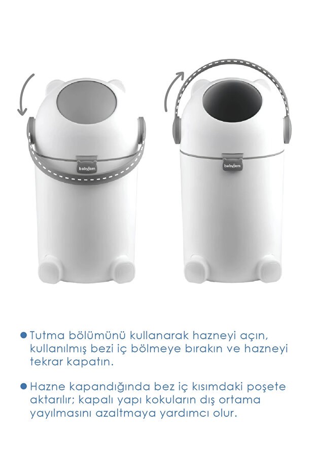 Babyjem 947 Kokusuz Bebek Bezi Çöp Kovası