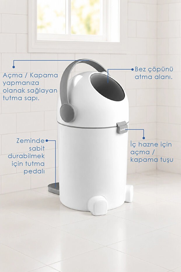 Babyjem 947 Kokusuz Bebek Bezi Çöp Kovası