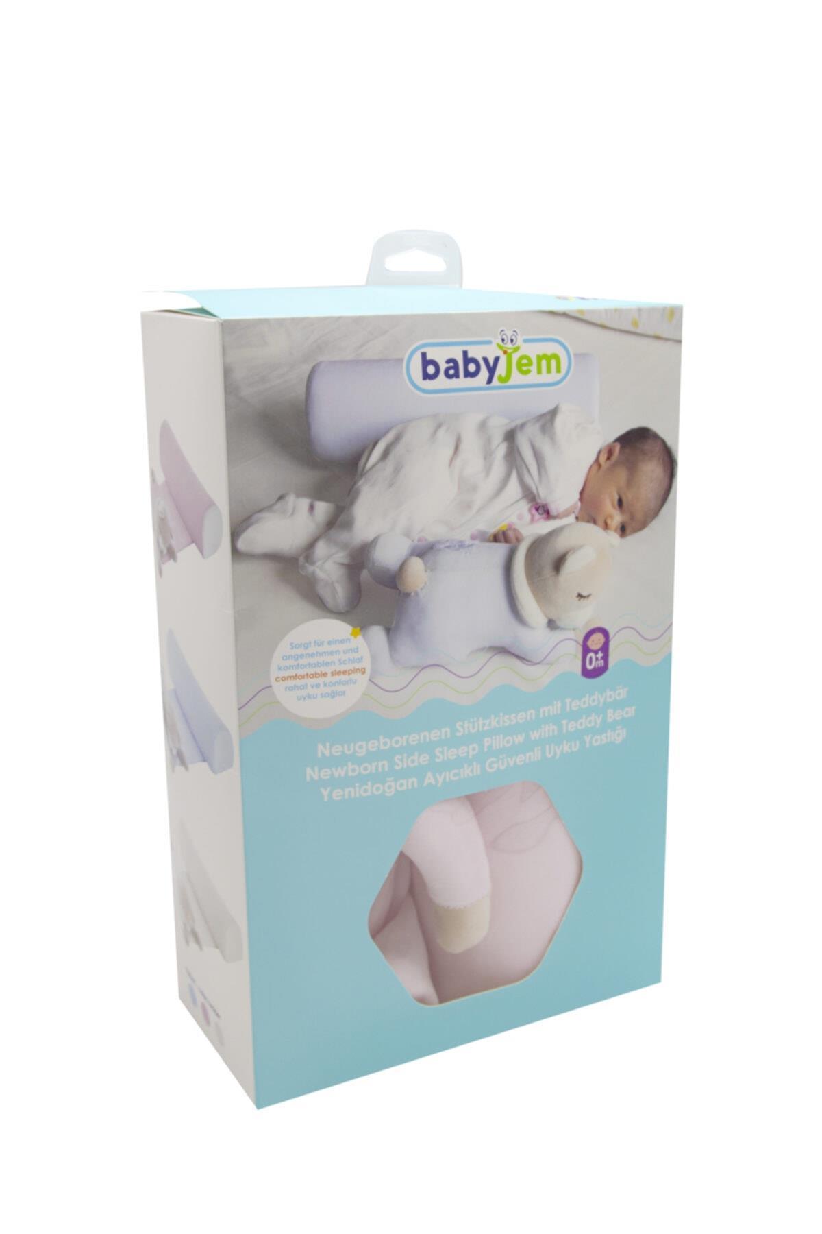 Babyjem Güvenli Uyku Yastığı Mavi Ayıcık