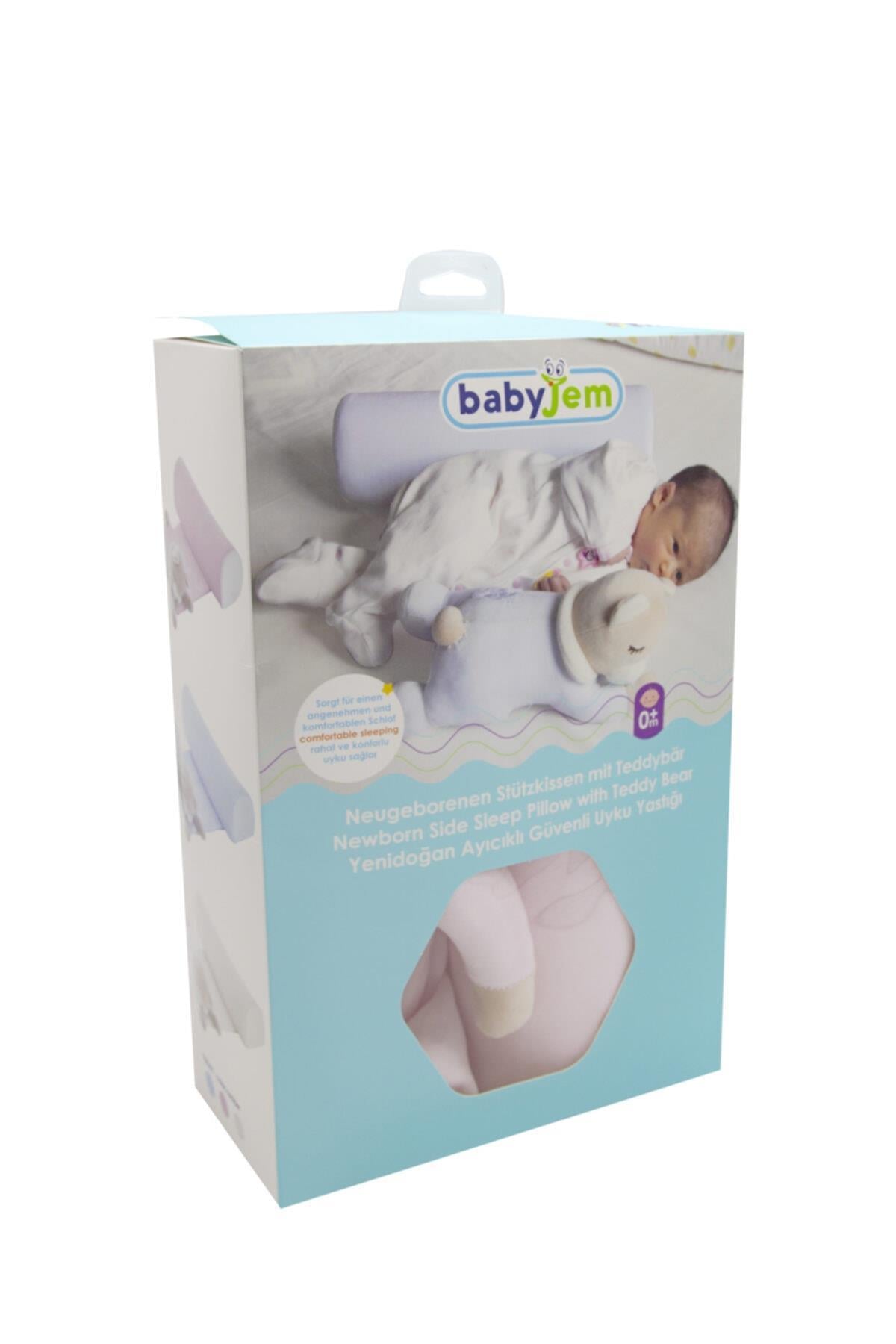 Babyjem Güvenli Uyku Yastığı Pembe Ayıcık