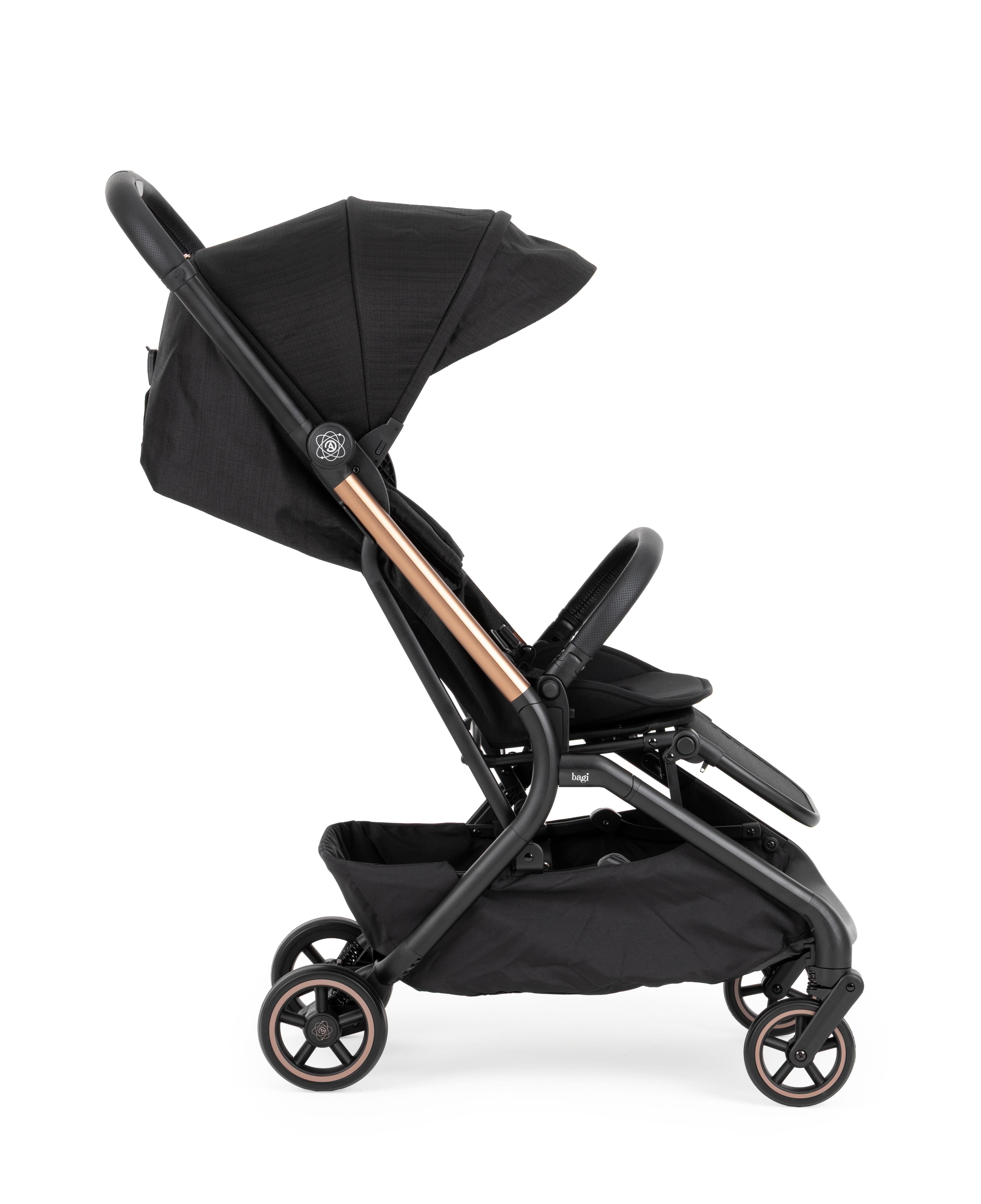 Bagi Atom Kabin Boy Travel Sistem Bebek Arabası Black Gold