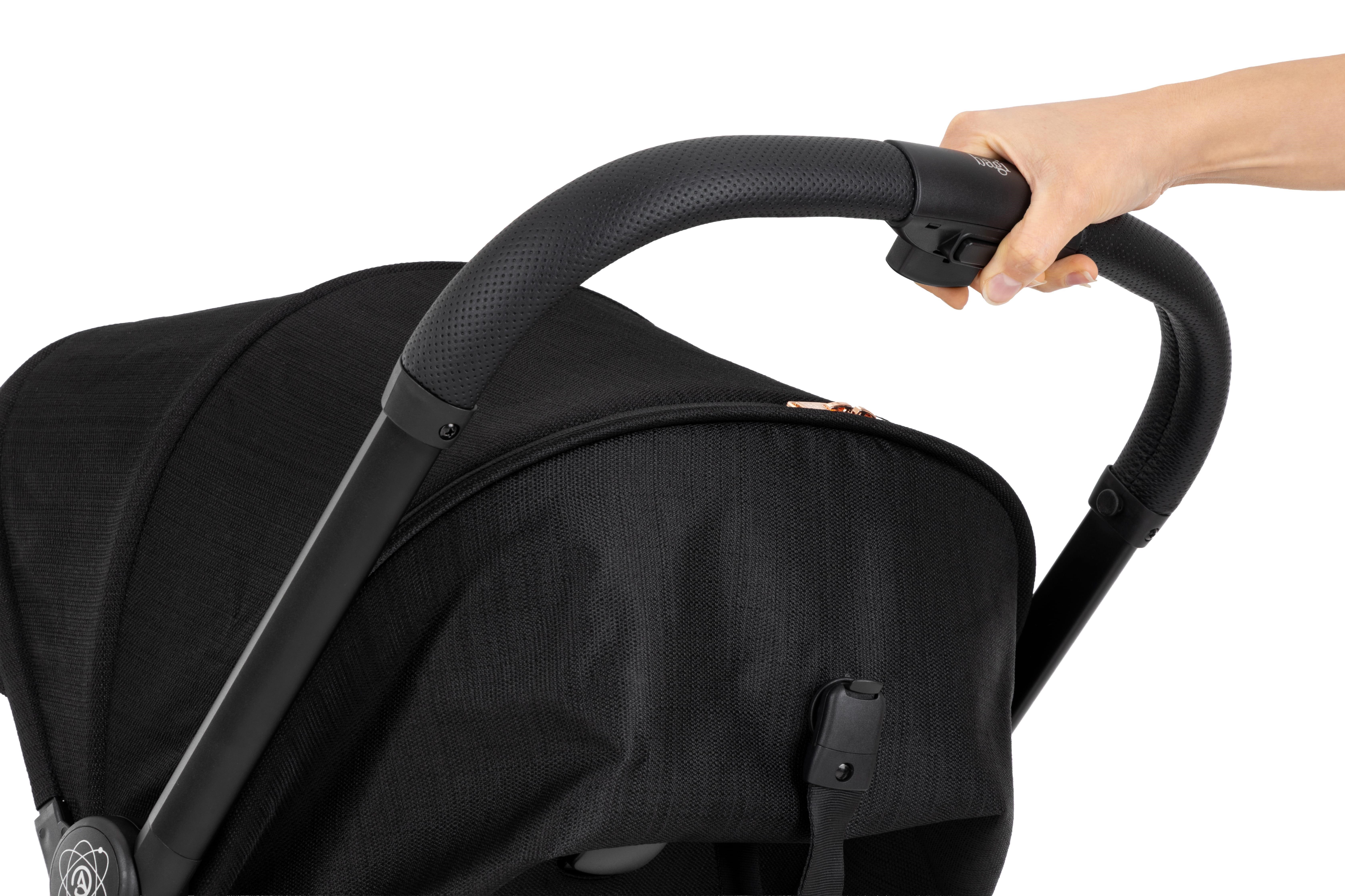 Bagi Atom Kabin Boy Travel Sistem Bebek Arabası Black Gold
