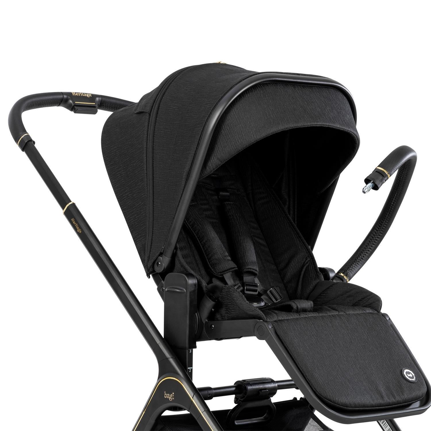 Bagi Heritage  Travel Sistem Bebek Arabası Black