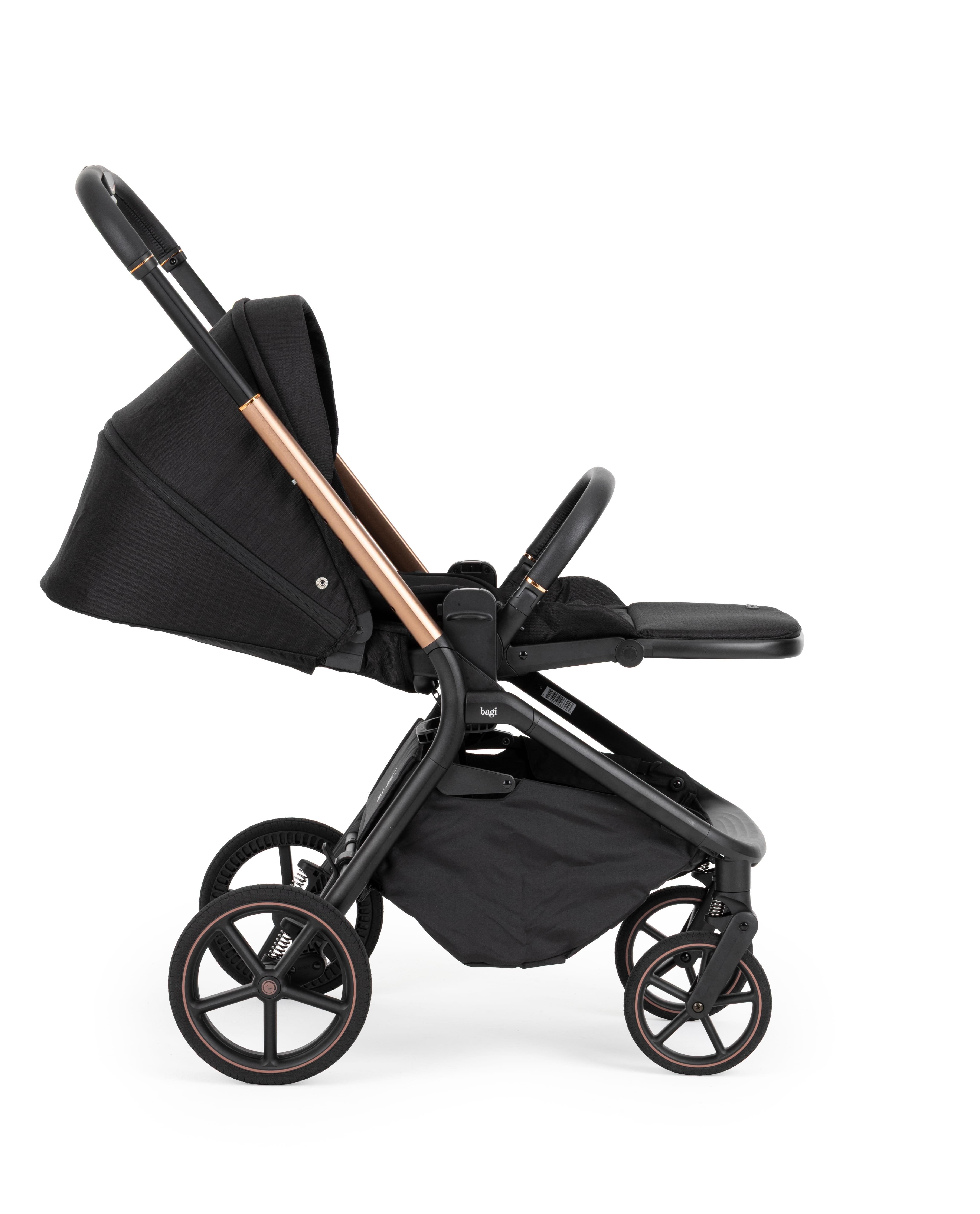 Bagi Xenon Travel Sistem Bebek Arabası Black Gold