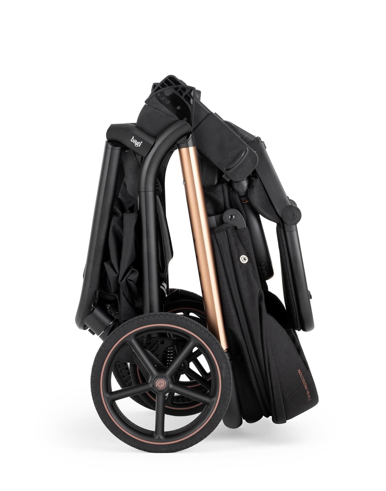 Bagi Xenon Travel Sistem Bebek Arabası Black Gold