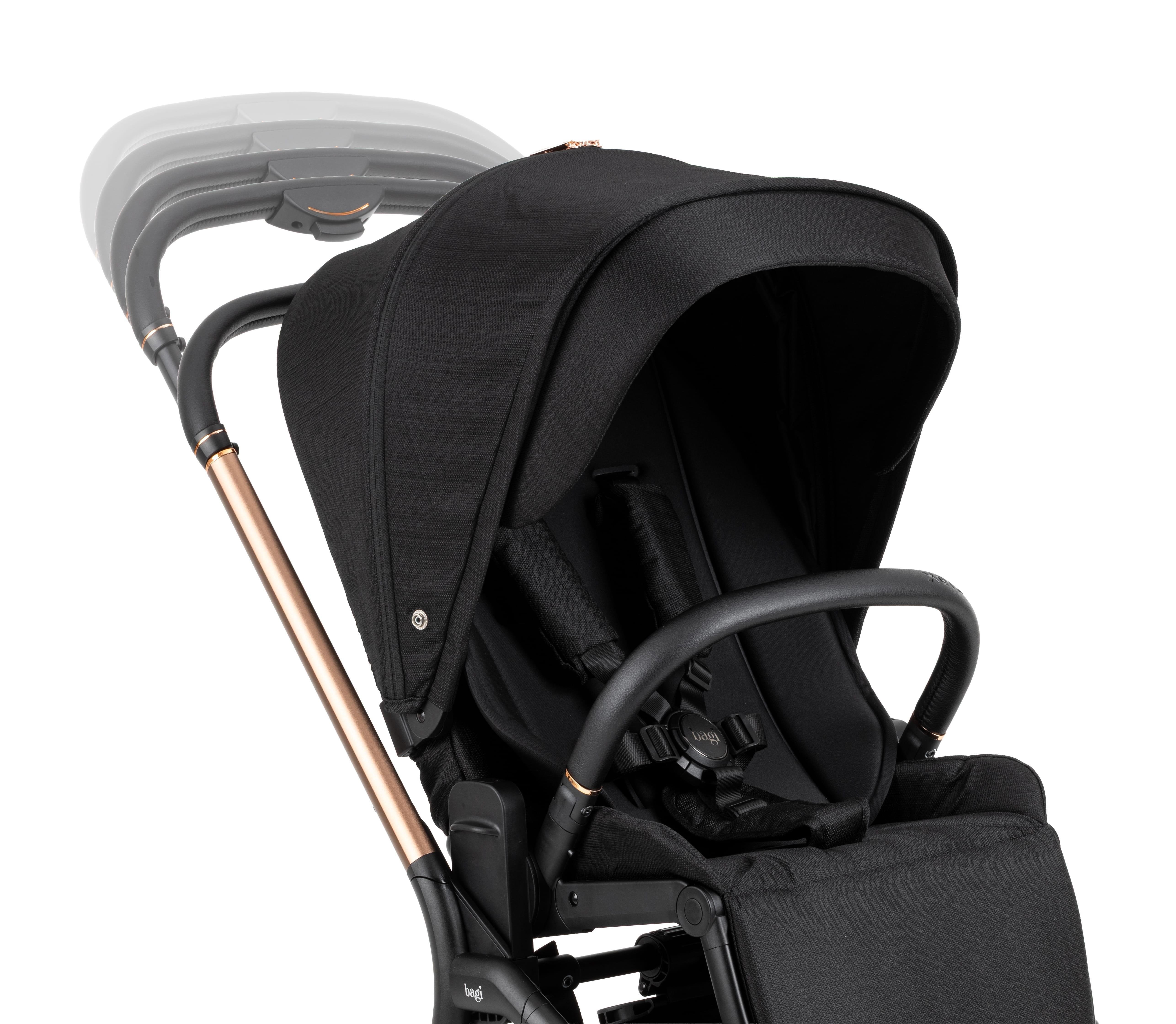 Bagi Xenon Travel Sistem Bebek Arabası Black Gold