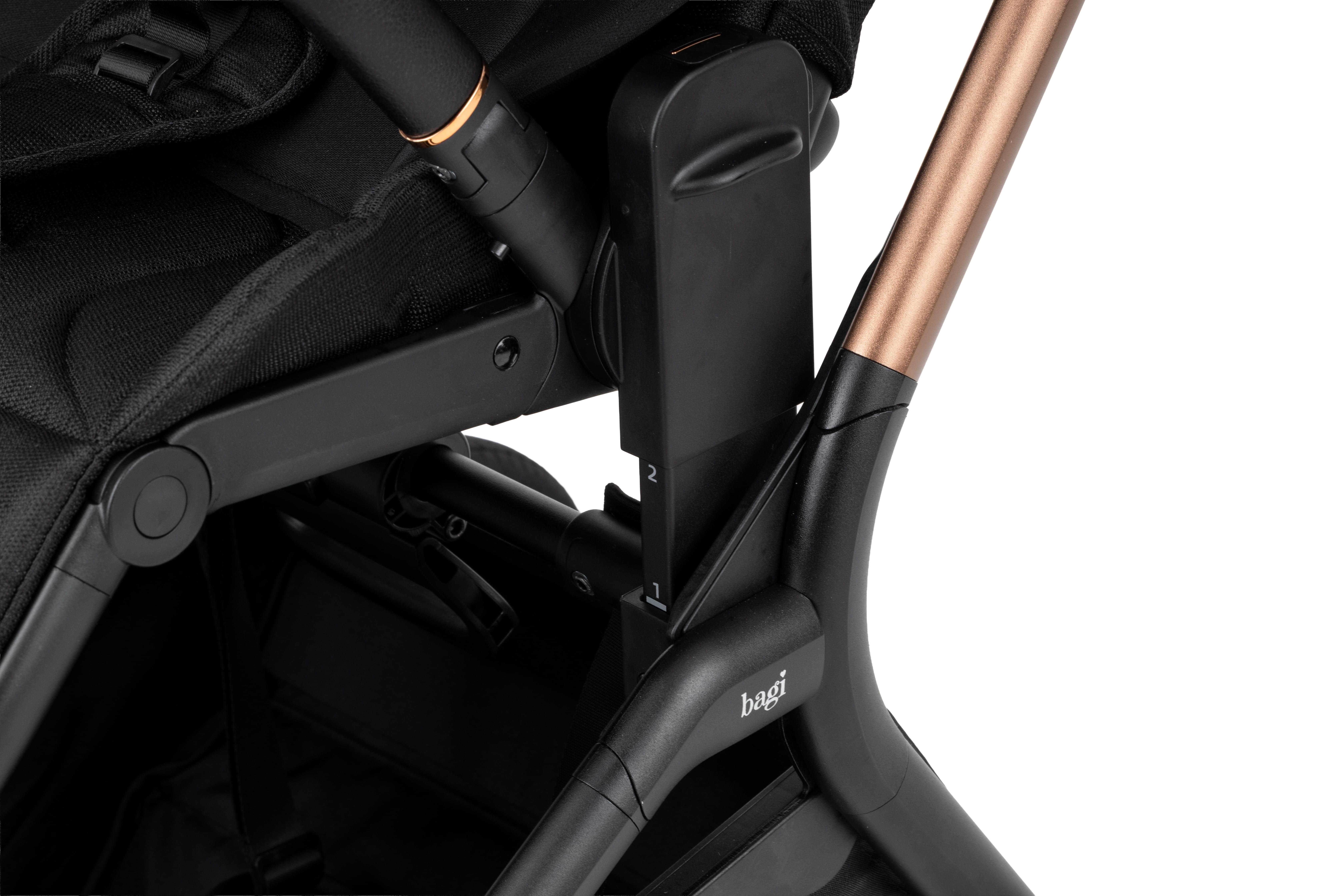 Bagi Xenon Travel Sistem Bebek Arabası Black Gold