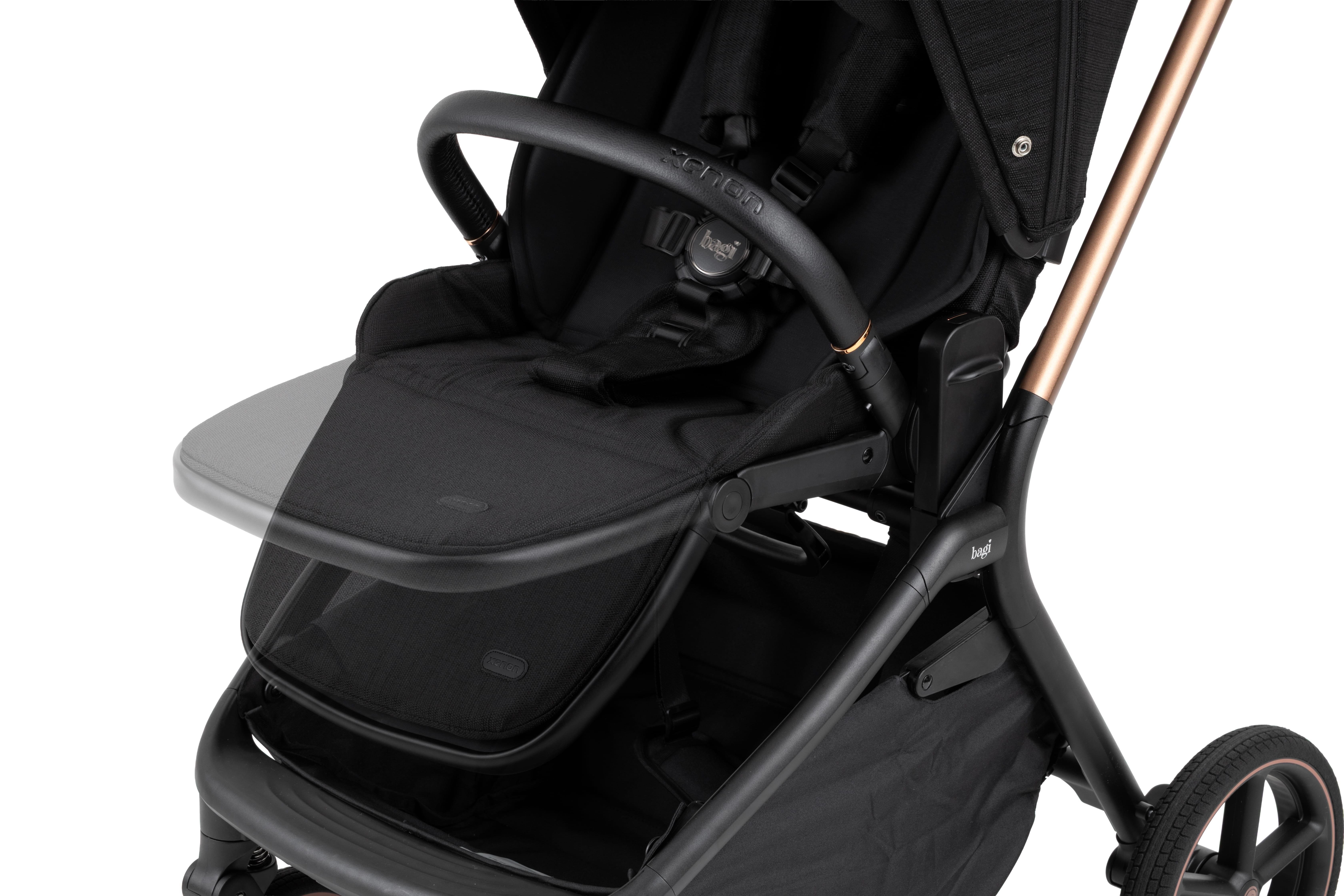 Bagi Xenon Travel Sistem Bebek Arabası Black Gold
