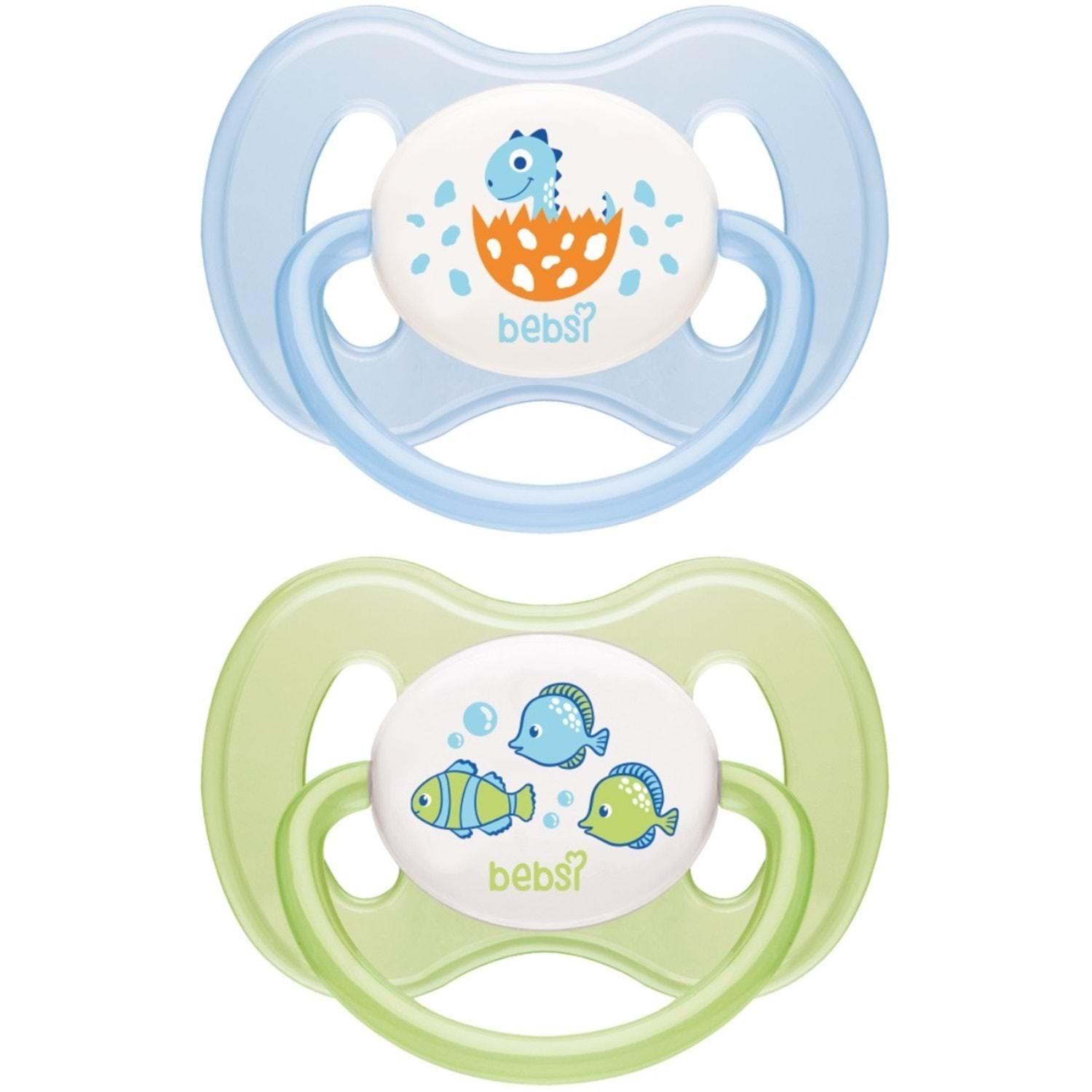 Bebsi Damaklı Emzik 6-18 Karma Renk