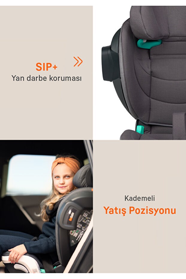 Besafe Flex Fıx 2 15-36 Kg Isofixli Oto Koltuğu Metalic Melange