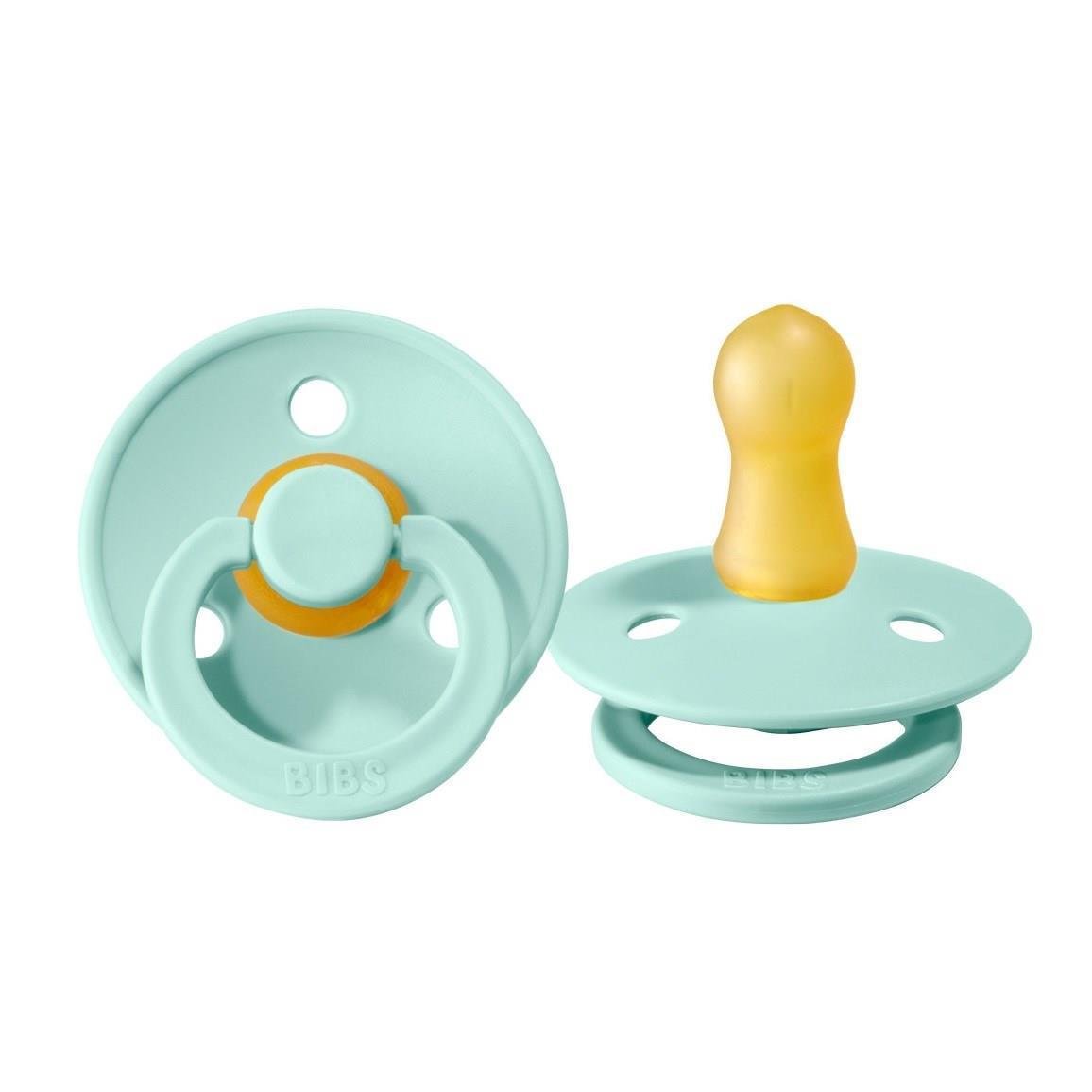 Bibs Colour Bebek Doğal Kauçuk Emzik 0-6 Ay Mint Mavi