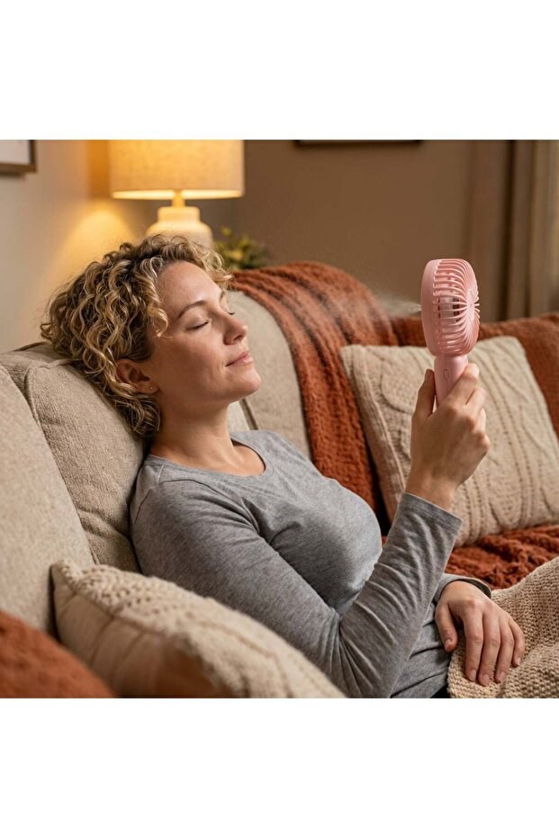 Blic Handheld Fan El Fanı Ve Telefon Standı Karma Renk