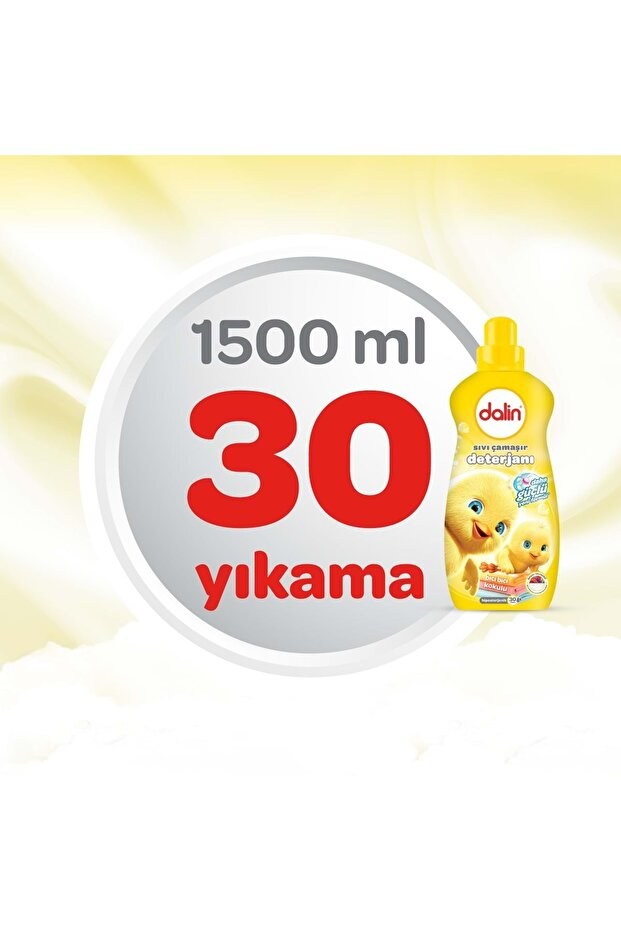 Dalin Çamaşır Deterjanı 1.5LT Bıcı Bıcı Kokulu (Hassas ve Hipoalerjenik Formül)