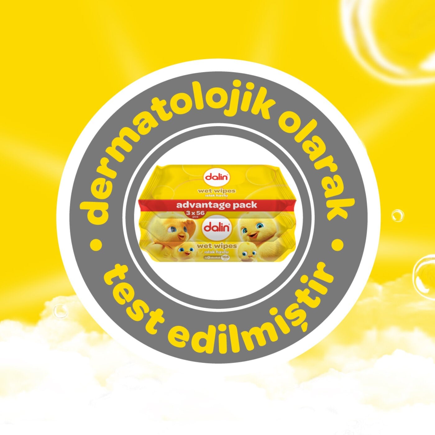 Dalin Klasik Islak Havlu 3x56 Adet