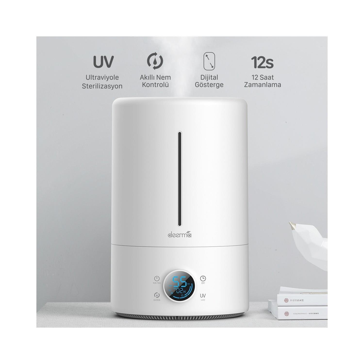 Deerma Ultraviyole Ultrasonik Soğuk Buhar Makinesi F628S