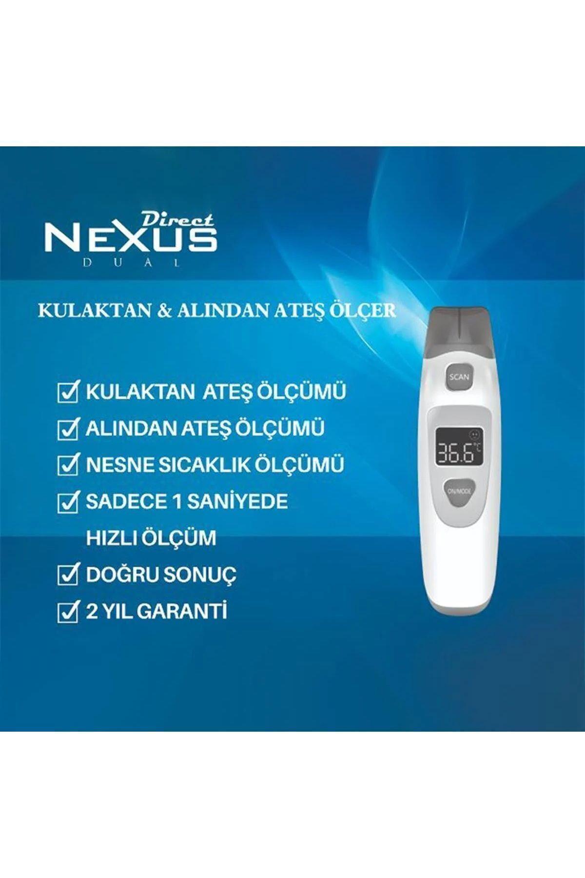 Direct Nexus Dual Kulaktan & Alından Ateş Ölçer Kutulu Ürün
