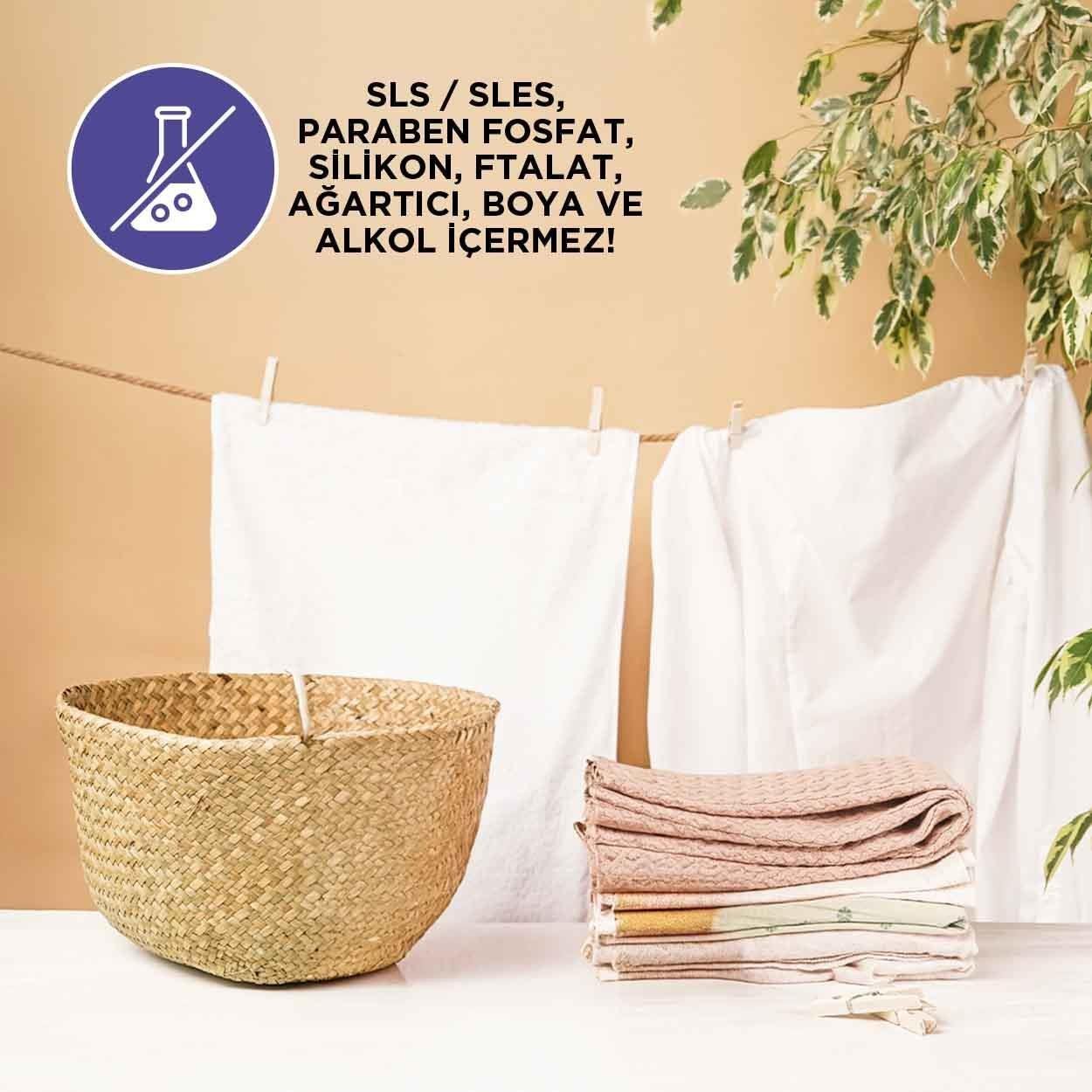 Eyüp Sabri Tuncer Doğal Zeytinyağlı Bebek Çamaşır Yıkama Sıvısı 1,5 lt 25 Yıkama