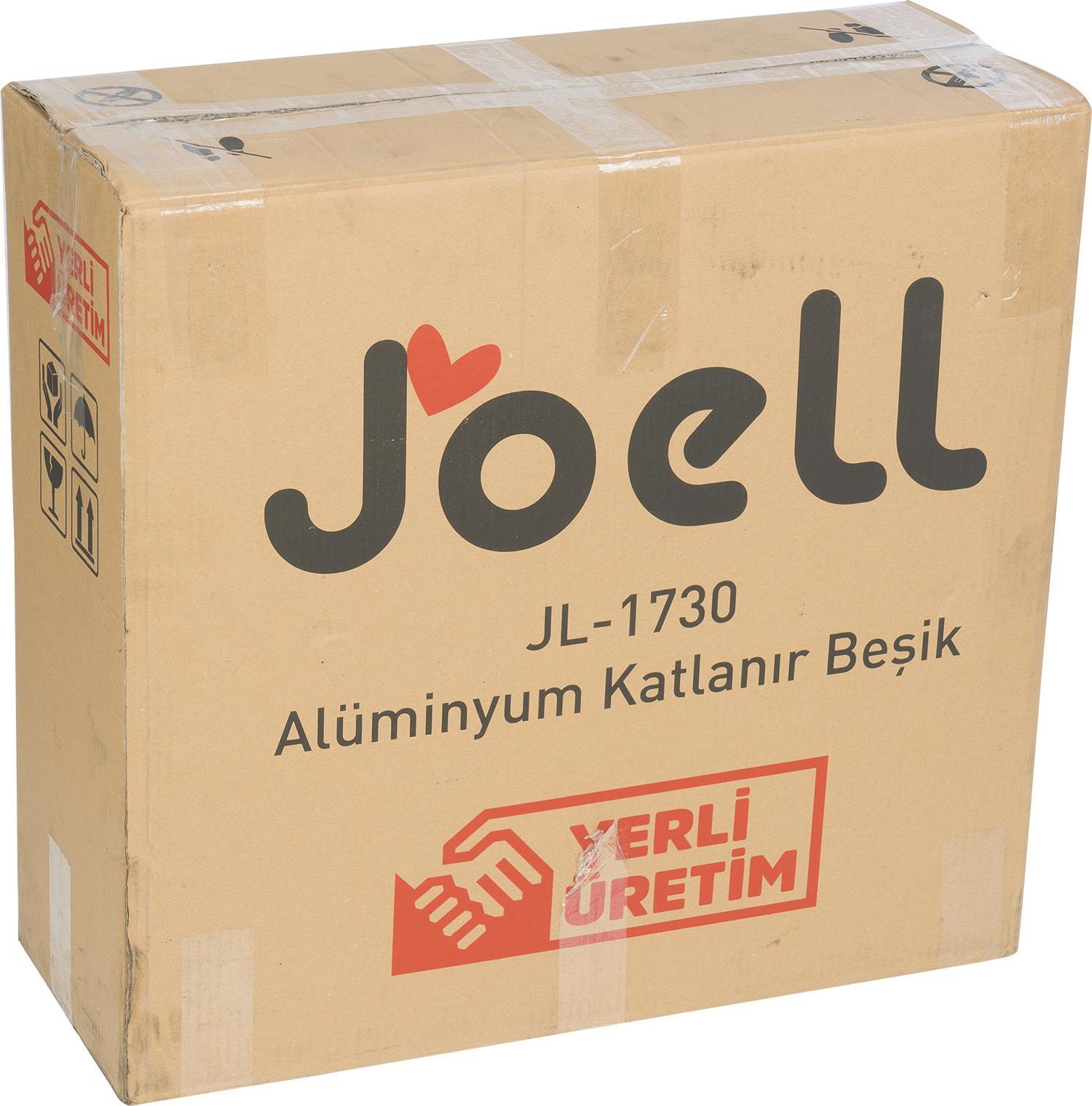 Joell JL-1732 Alüminyum Katlanır Anne Yanı Bebek Sepet Beşik Siyah