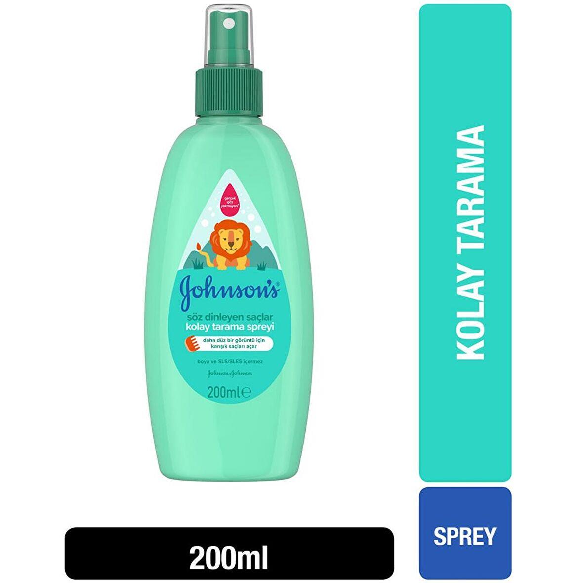 Johnson's Baby Johnsons Baby Kolay Tarama Dolaşık Saç Açıcı Sprey 200 Ml