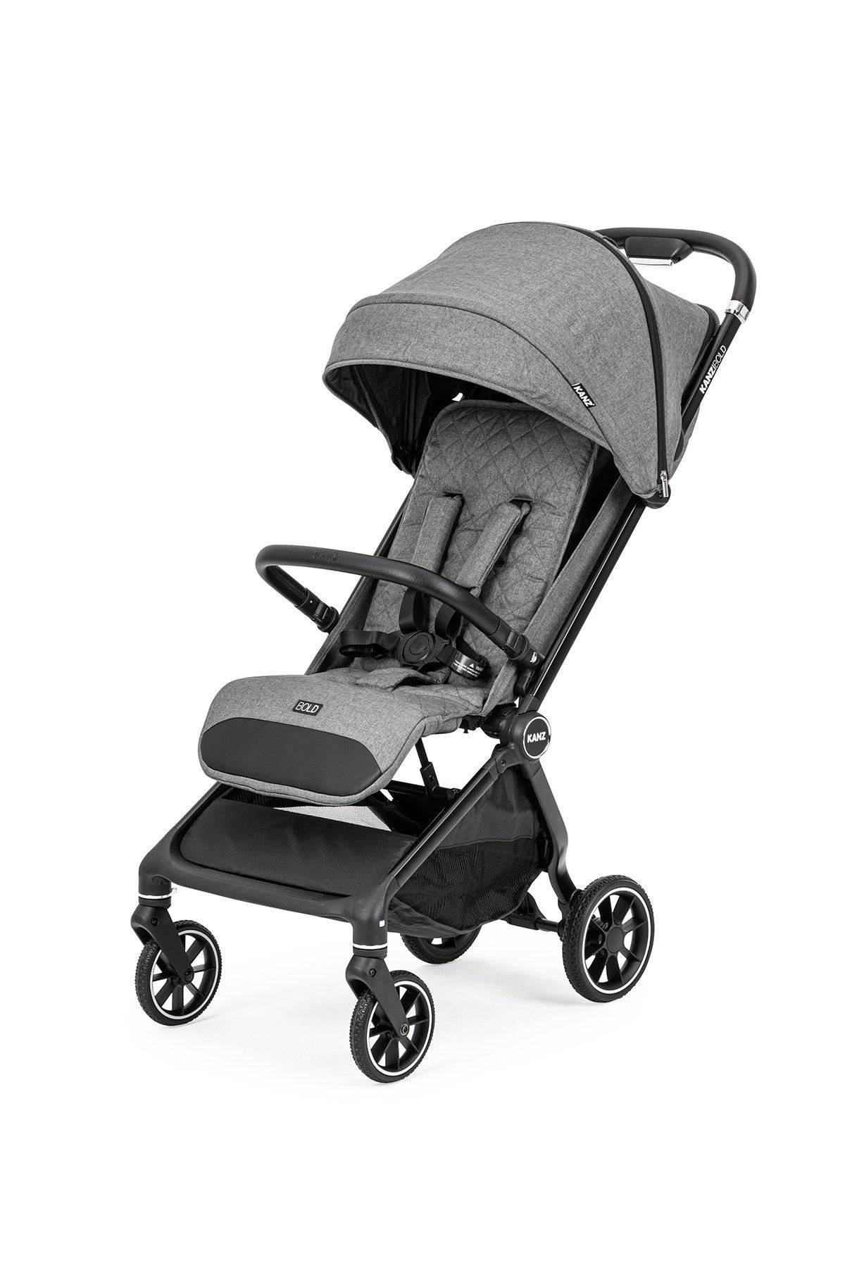 Kanz Bold Autofold Kabin Boy Bebek Arabası Steel Grey