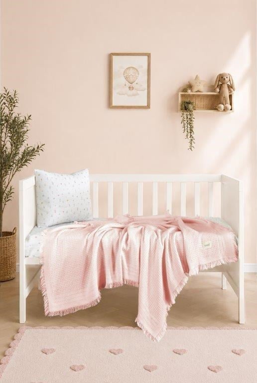 Kanz Home Kanz - Masal Huzur Pike Set (knz-0075) Knz-0075.Flowers-Pudra--