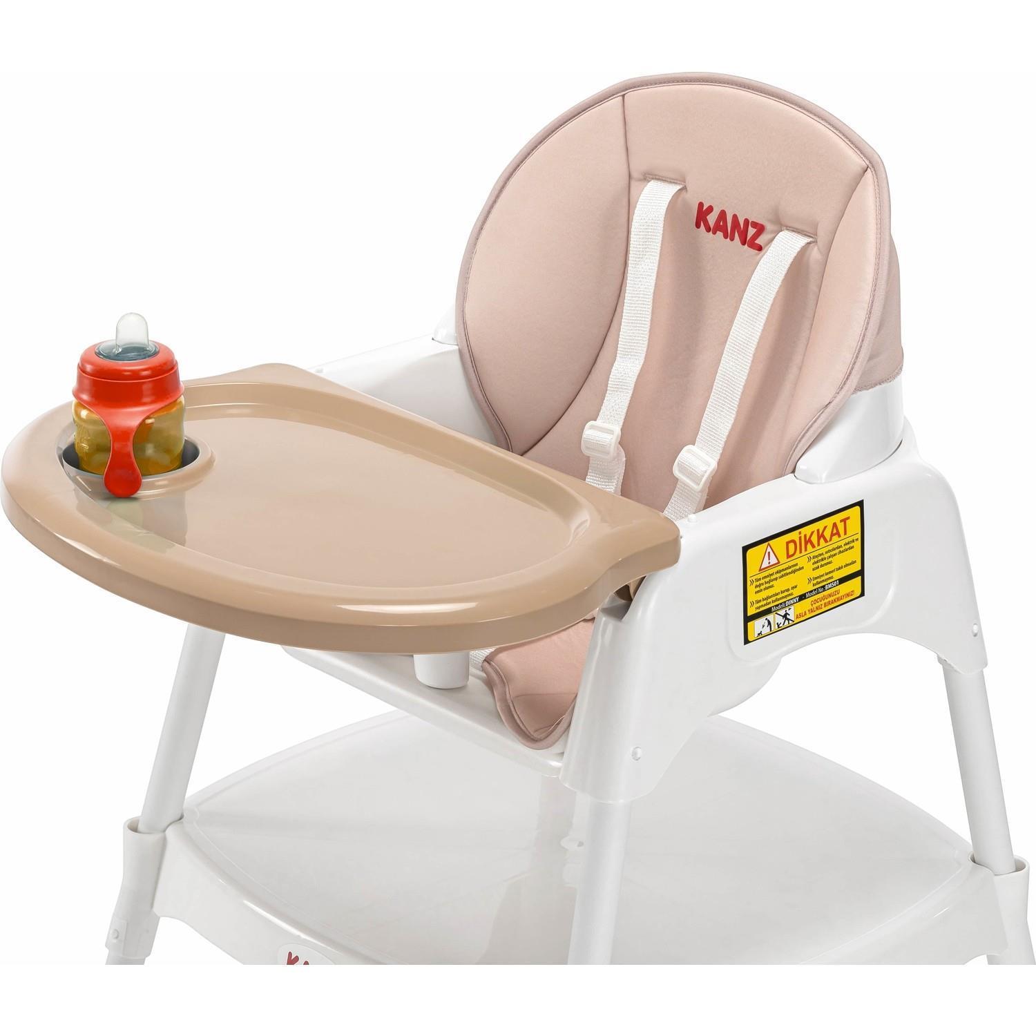 Kanz Yummy Fonsiyonel Masalı Mama Sandalyesi Bej