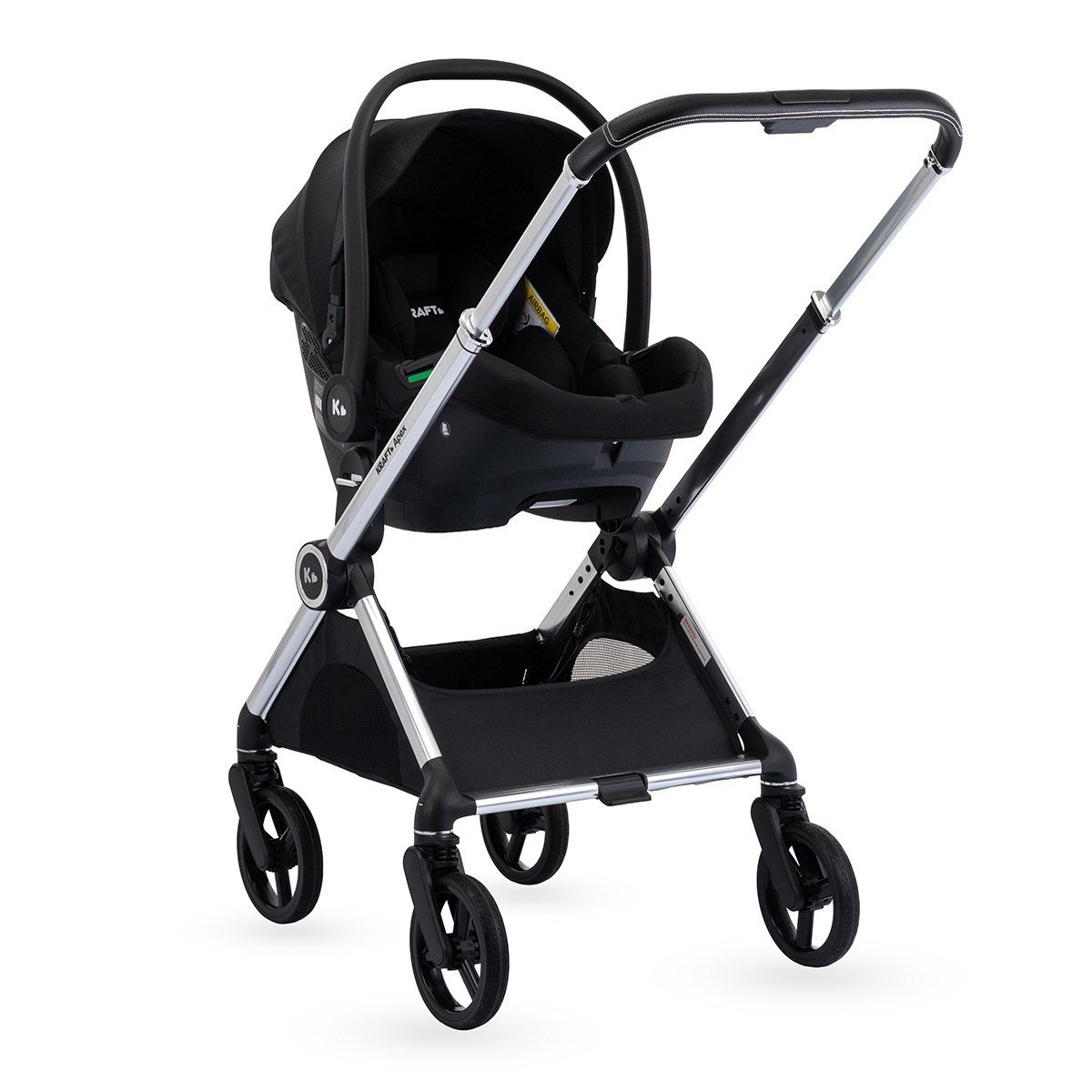 Kraft Apex Travel Sistem Bebek Arabası Siyah