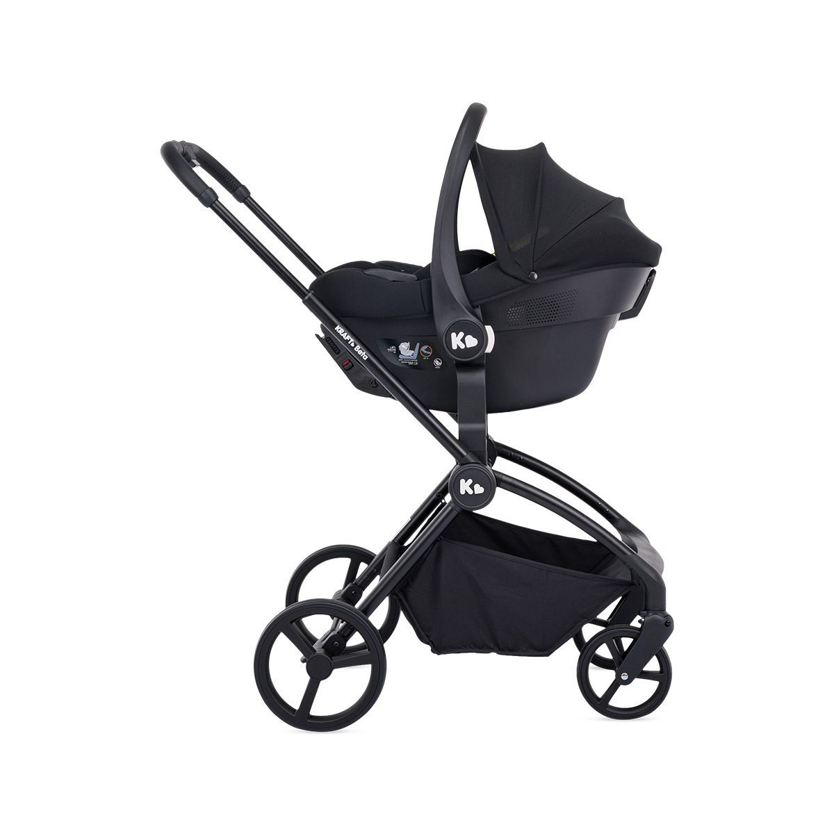 Kraft Baby Beta Travel Sistem Bebek Arabası Gri
