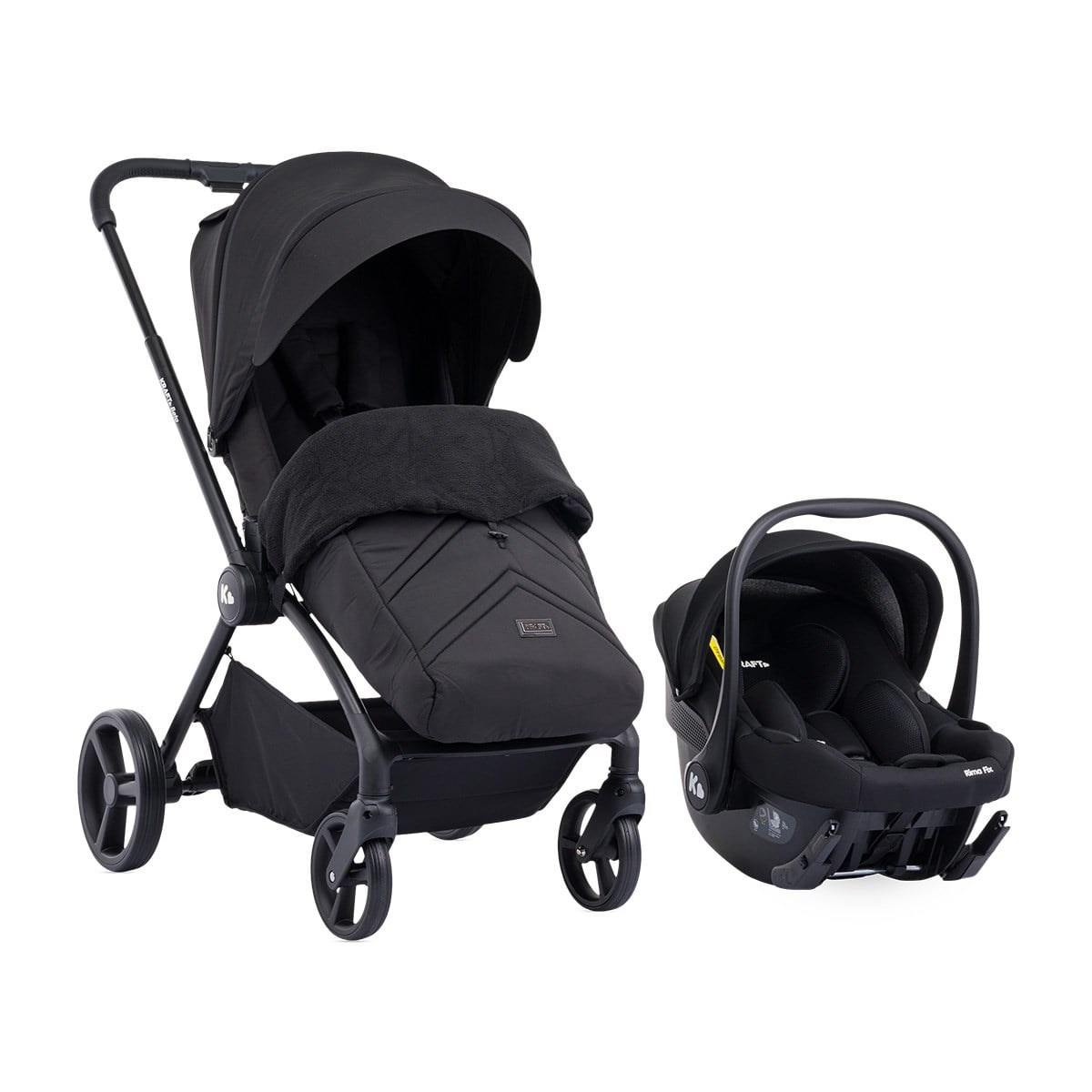 Kraft Baby Beta Travel Sistem Bebek Arabası Siyah