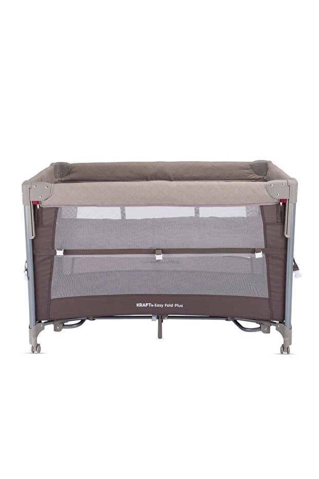 Kraft Baby Easy Fold PLUS Anne Yanı Oyun Parkı 70x110 cm Bej