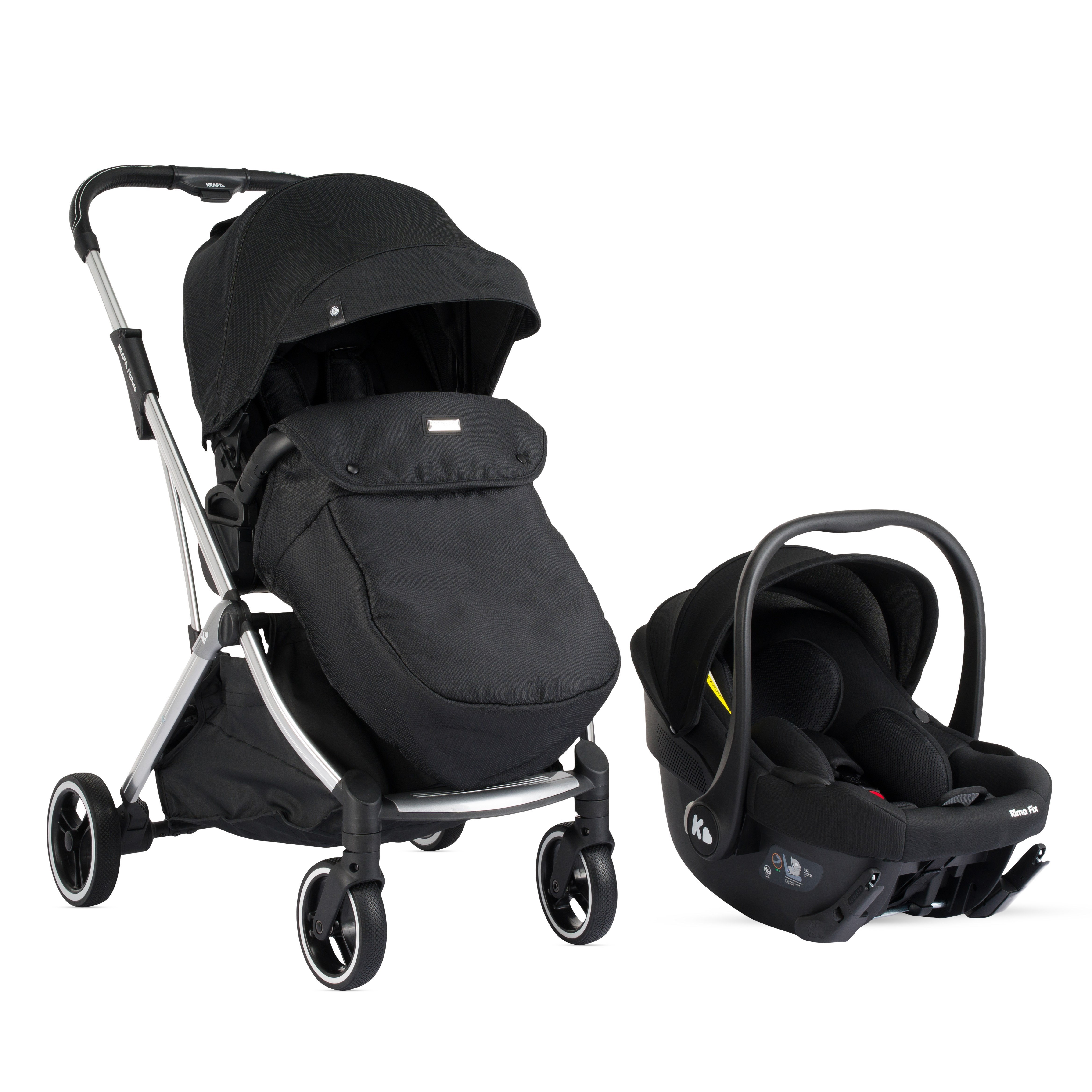 Kraft Baby Nature Travel Sistem Bebek Arabası Mavi