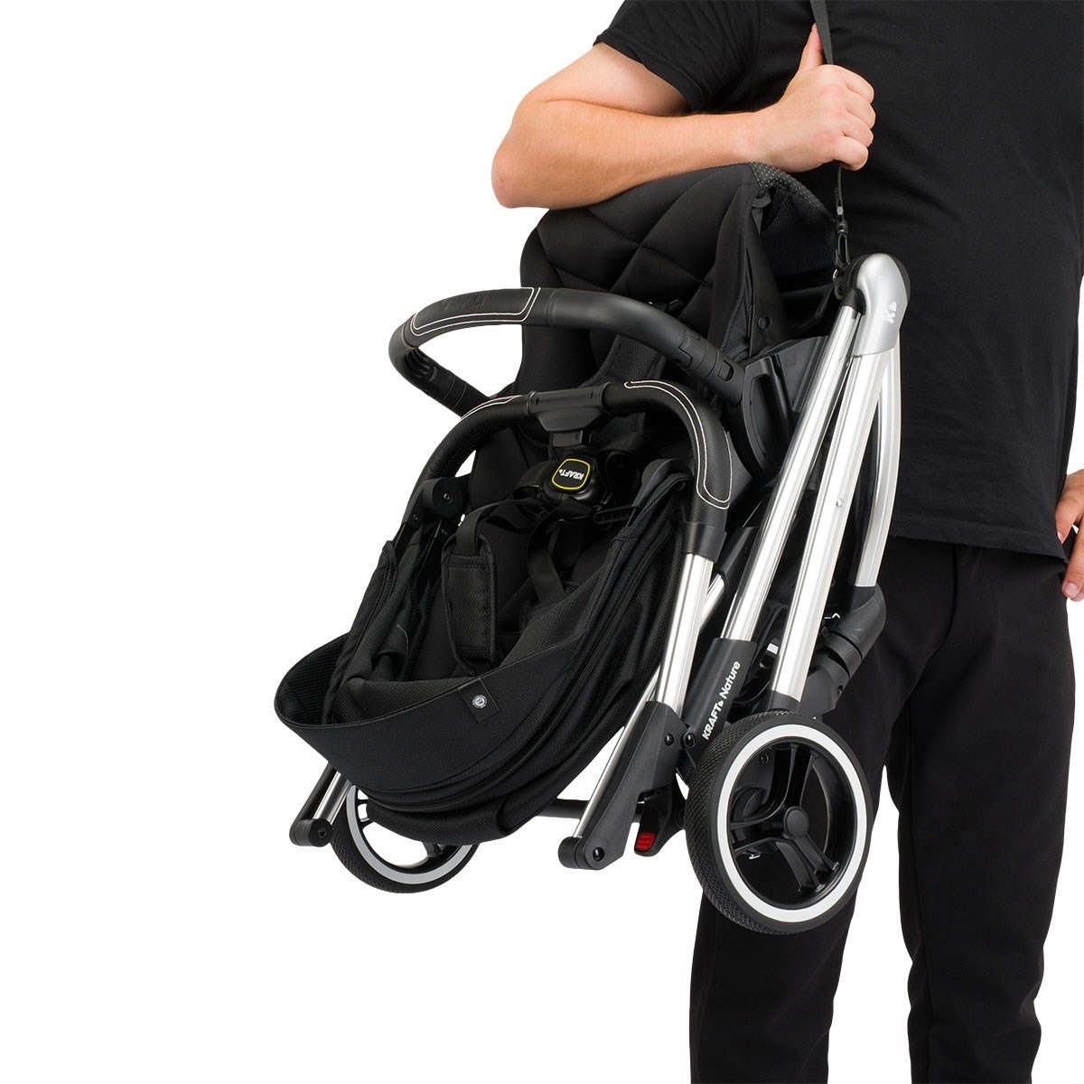 Kraft Baby Nature Travel Sistem Bebek Arabası Siyah