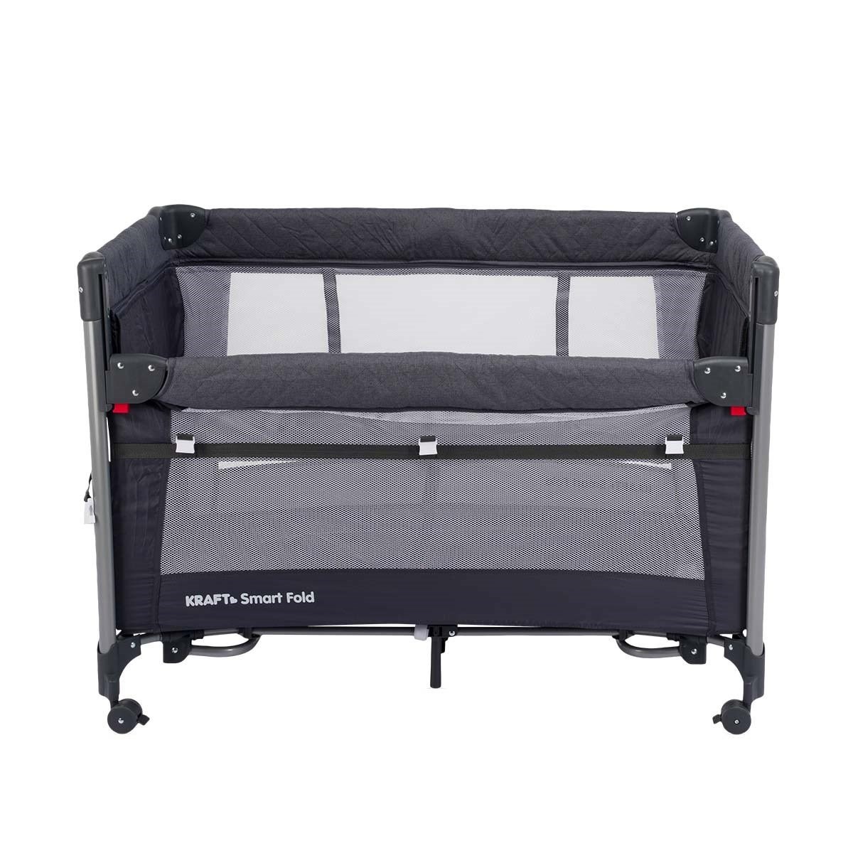 Kraft Baby Smart Fold Anne Yanı Oyun Parkı 60x104 cm ( Yatak Hediyeli ) Bej