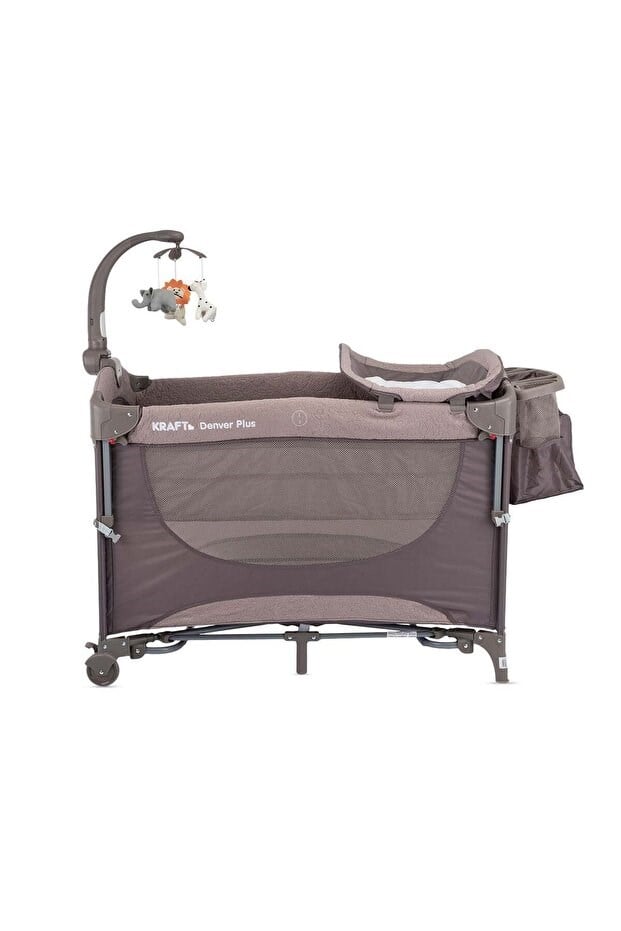 Kraft Denver Plus Oyun Parkı Anne Yanı Yatak Hediyeli Beıge 63*105 Cm
