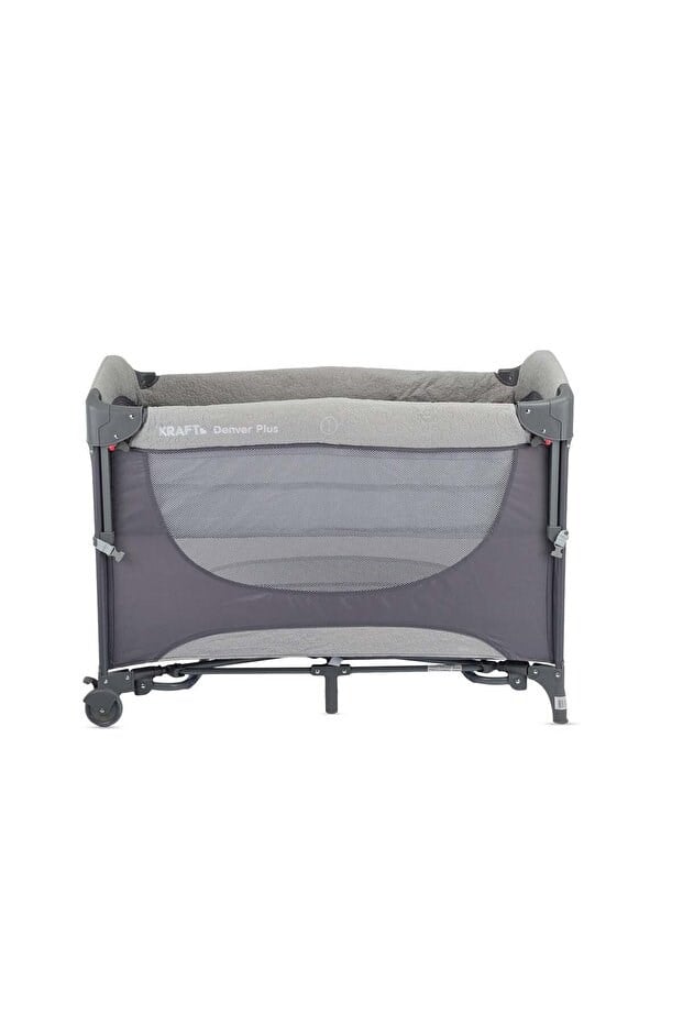 Kraft Denver Plus Oyun Parkı Anne Yanı Yatak Hediyeli Lıght Grey 63*105 Cm