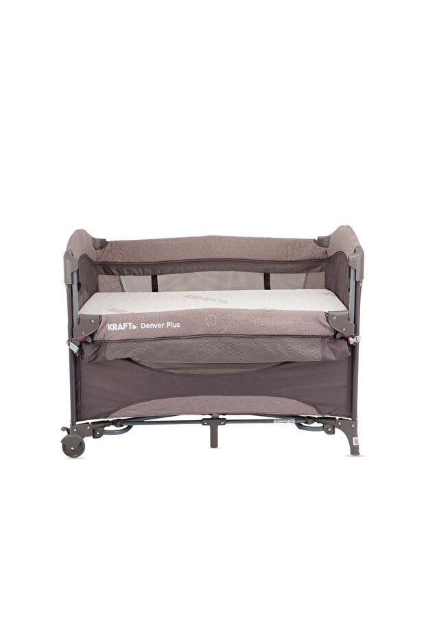 Kraft Denver Plus Oyun Parkı Anne Yanı Yatak Hediyeli Beıge 63*105 Cm